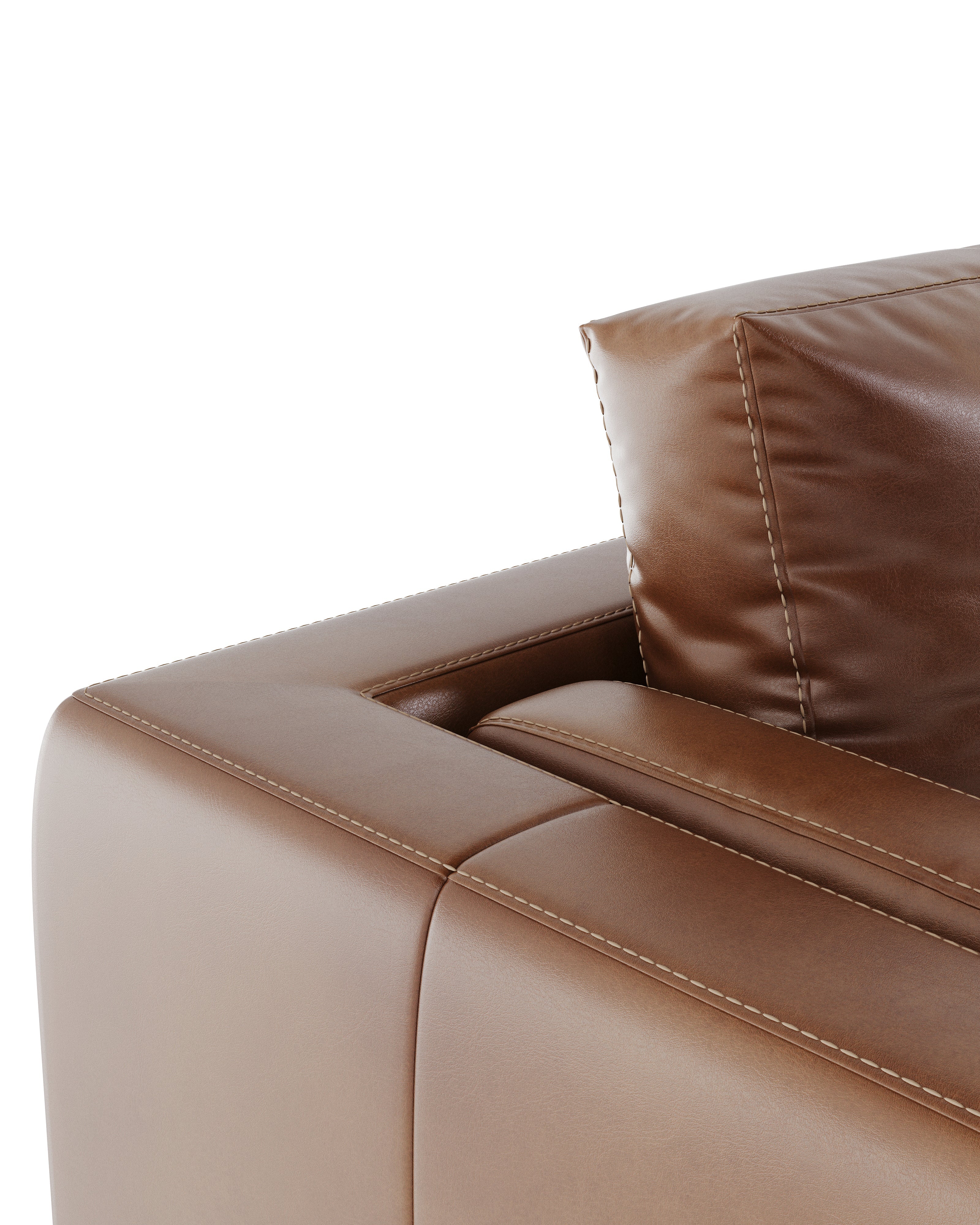 Andrews Leather Sofa - Image 7