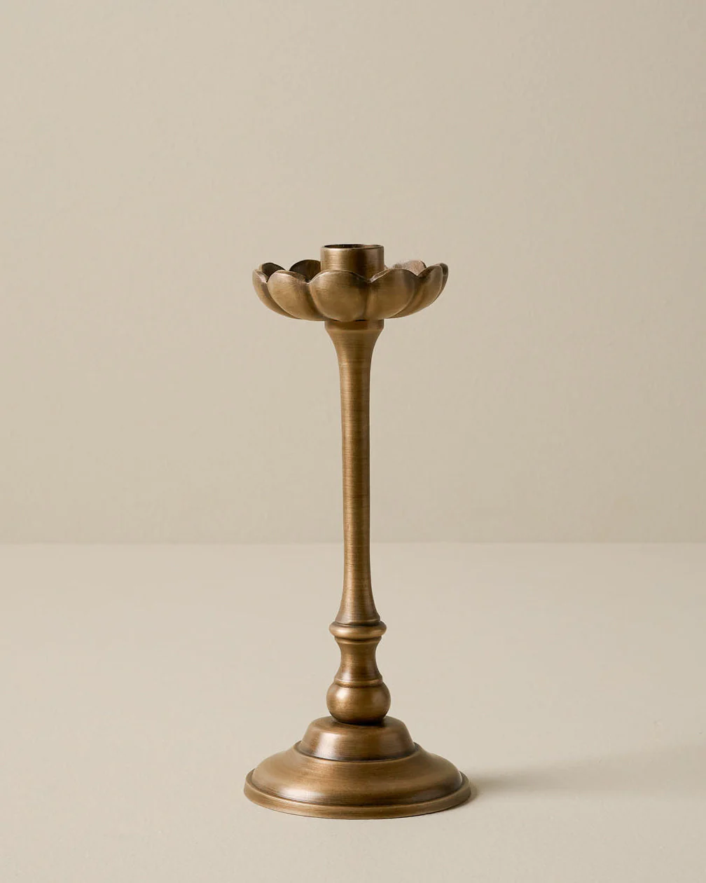 Anna Antique Brass Taper Holder - Image 5