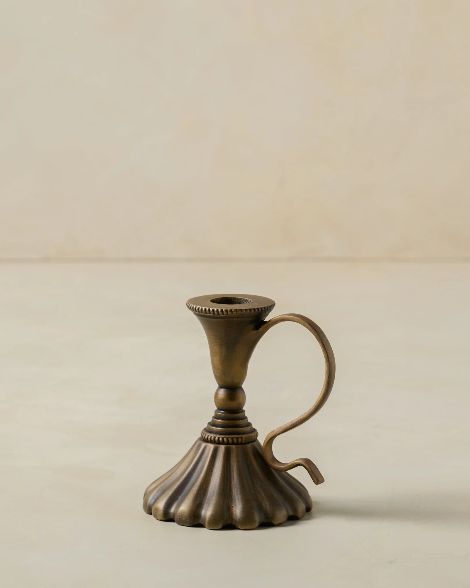 Anna Antique Brass Taper Holder - Image 7
