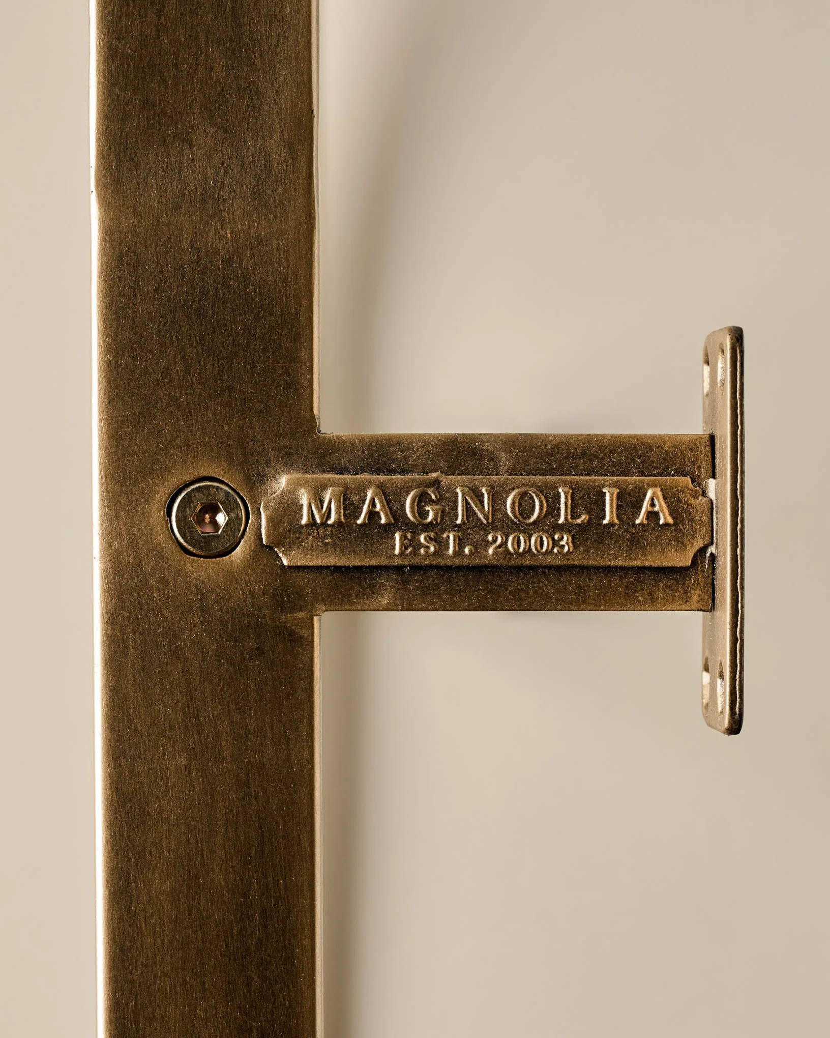 Antique Brass Carmen Wall Ladder - Image 3