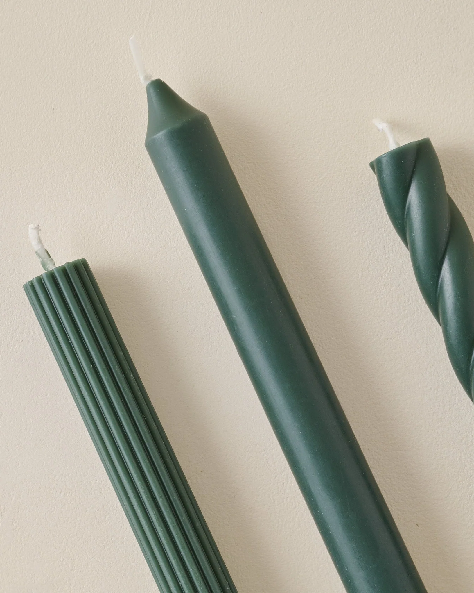 Assorted Forest Green Taper Set - Image 2