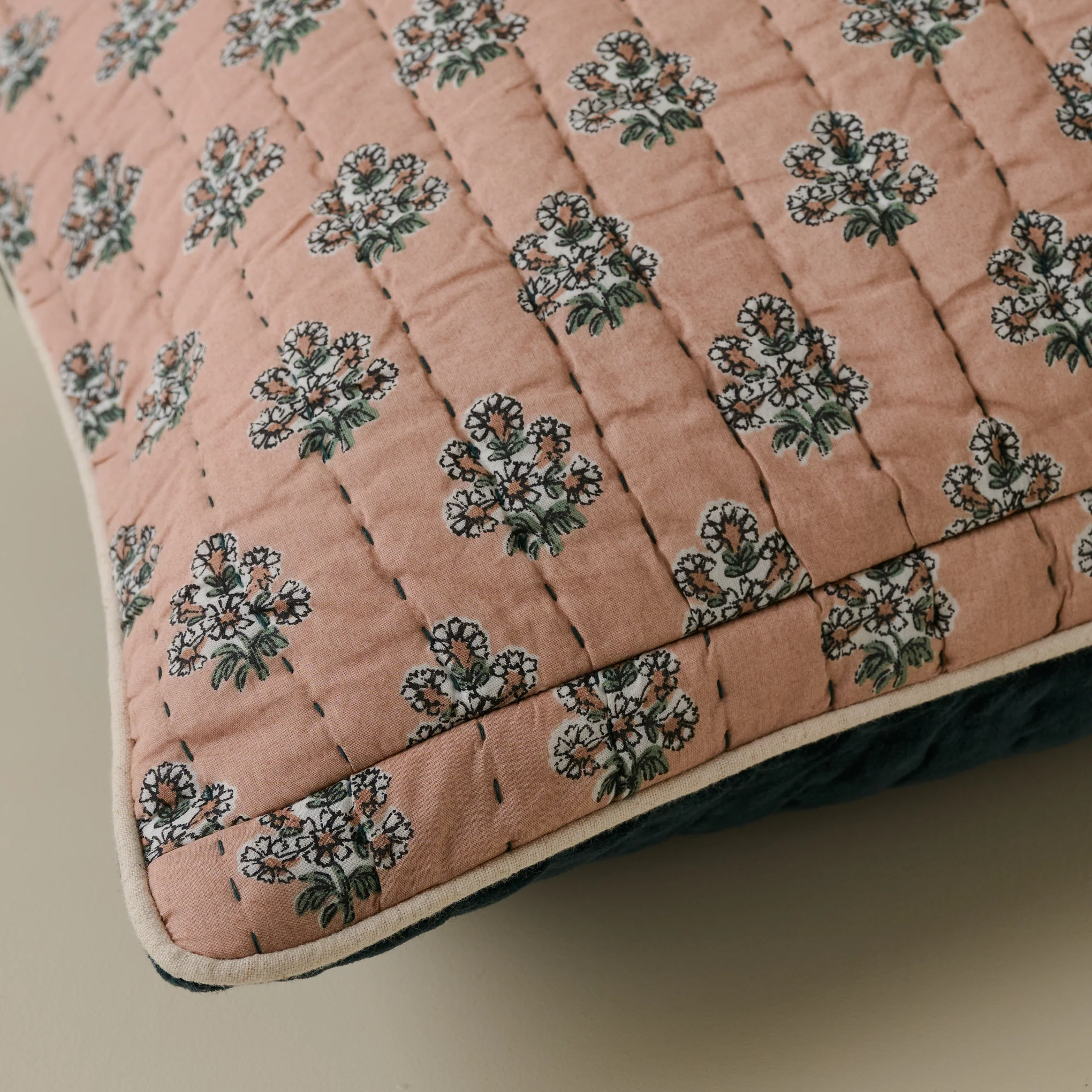 Audrey Velvet Lumbar Pillow- Magical Forest - Image 3