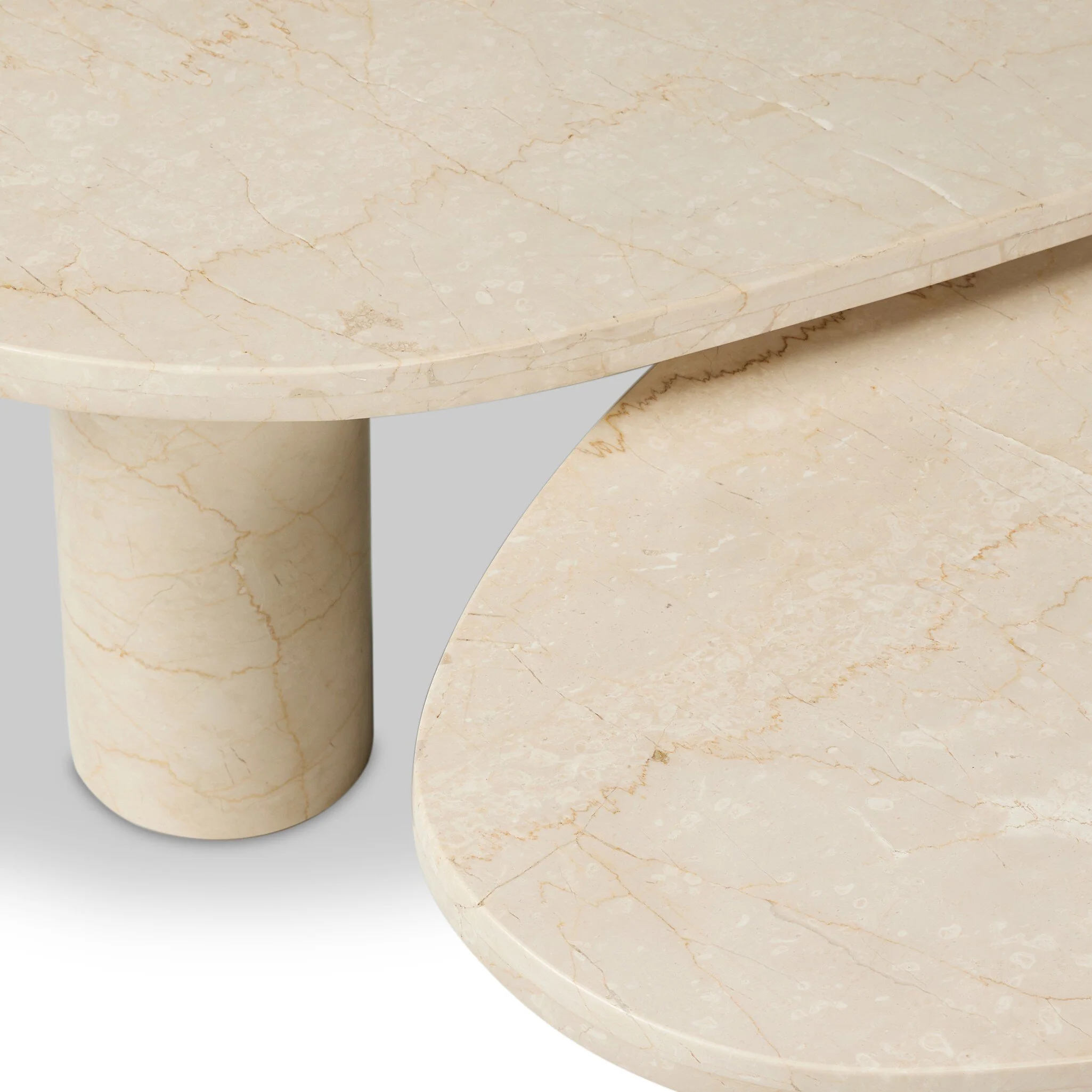 Aurora Marble Nesting Coffee Table - Image 3