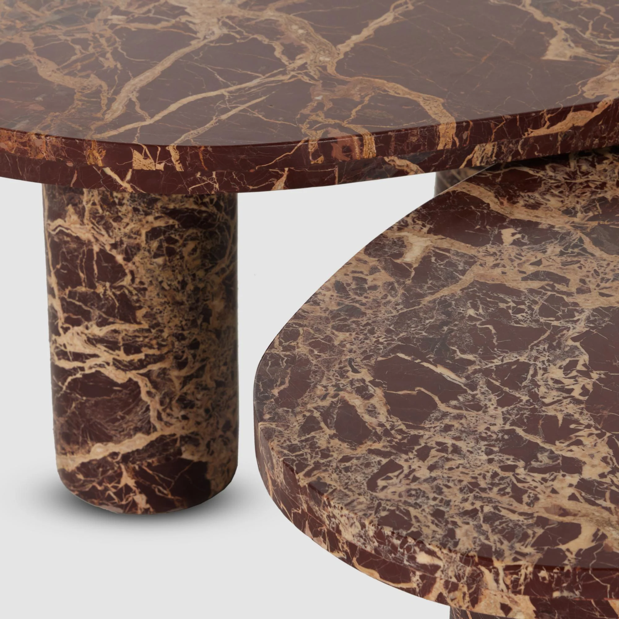 Aurora Marble Nesting Coffee Table - Image 7