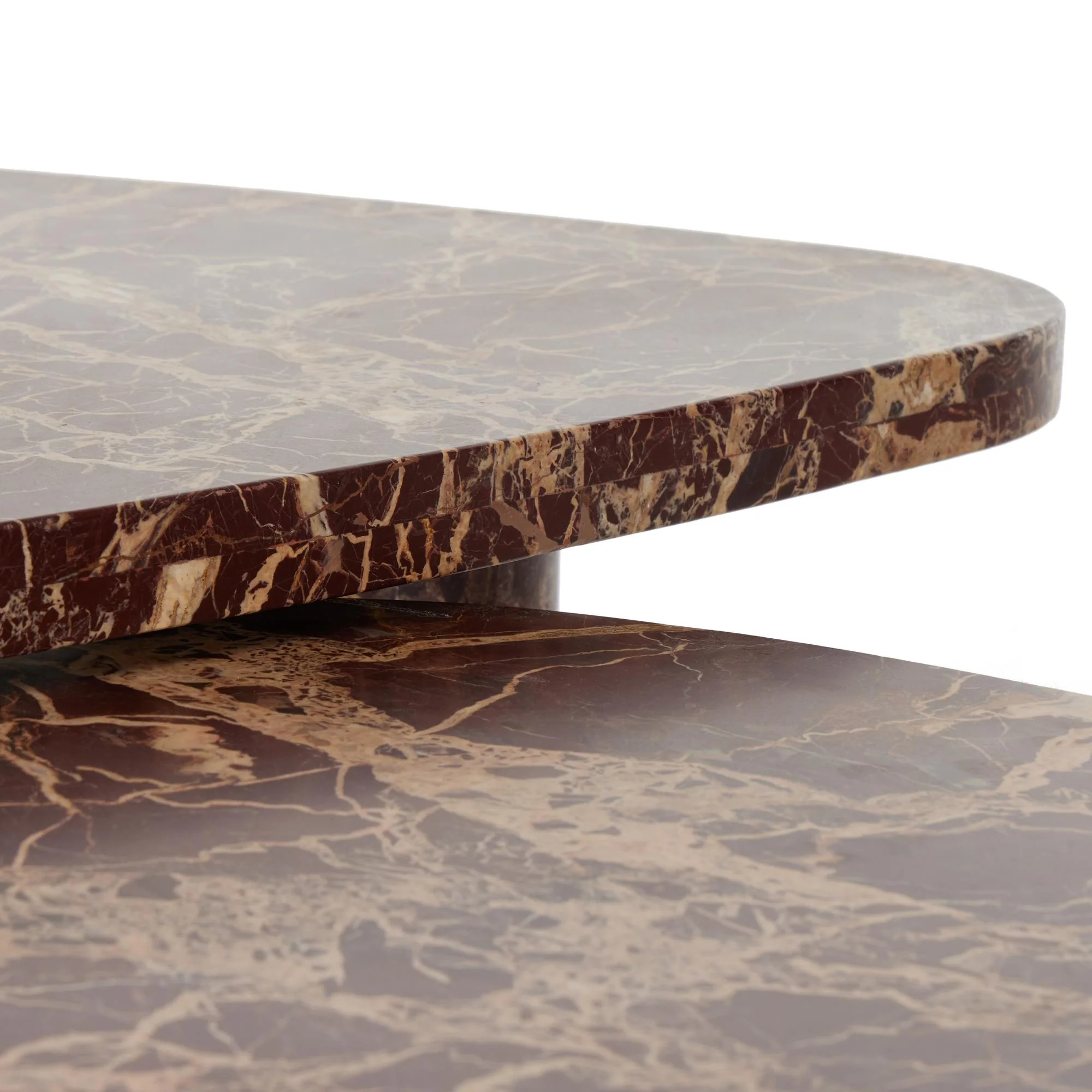 Aurora Marble Nesting Coffee Table - Image 9