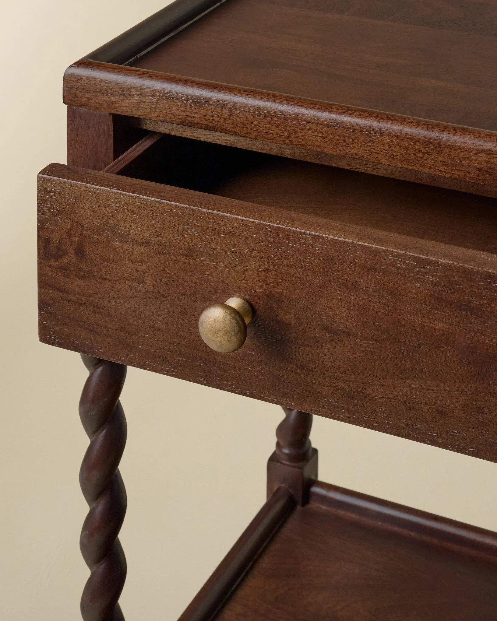 Barley Twist Bar Cart - Image 3