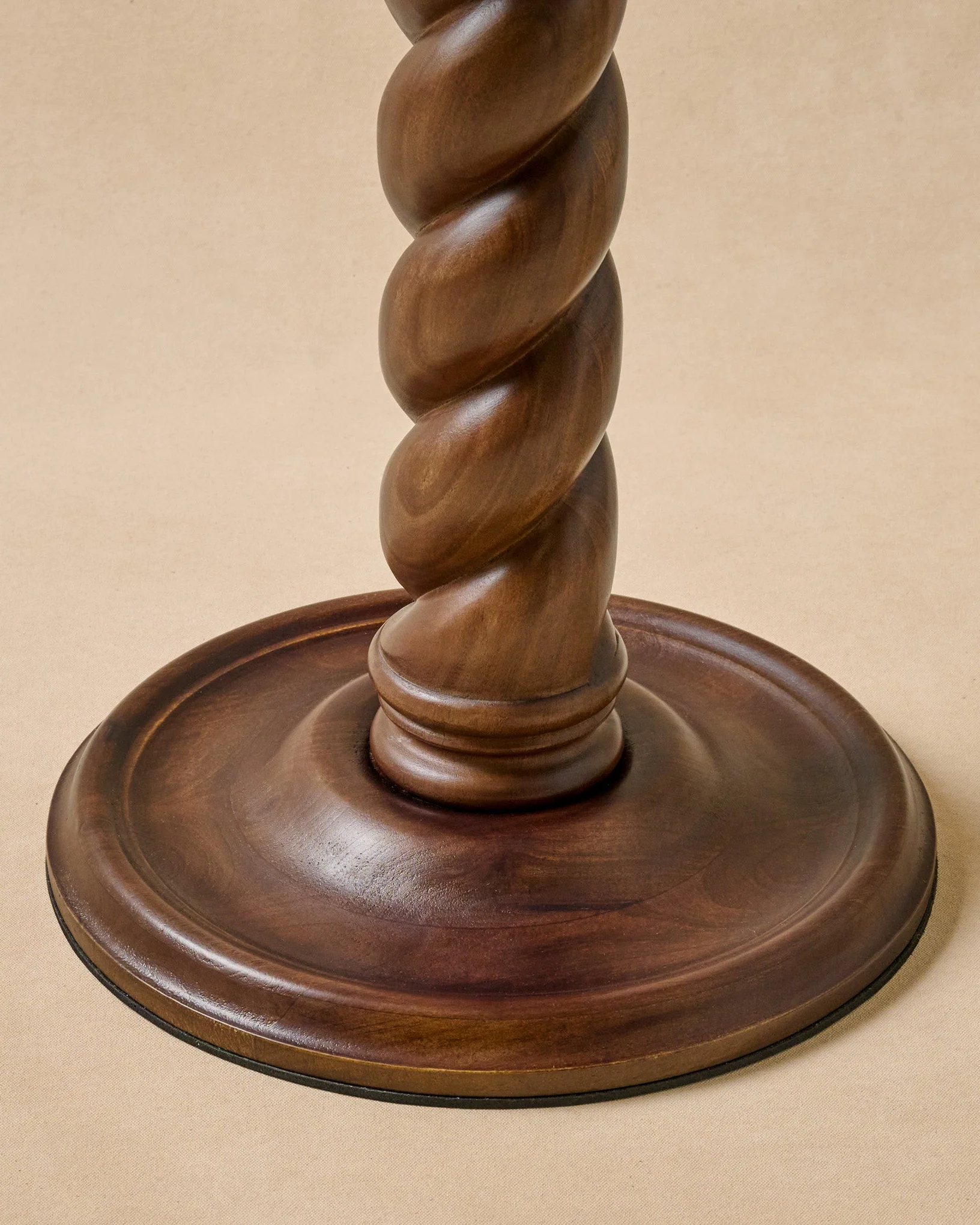 Barley Twist Round Accent Table - Image 3