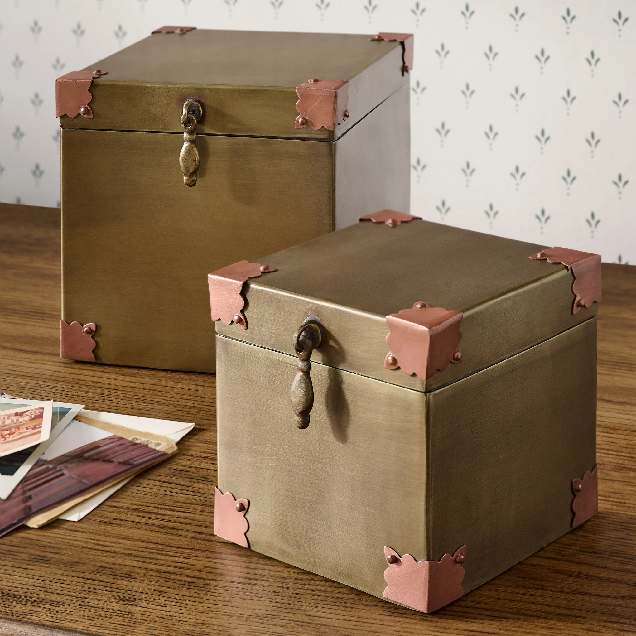 Brass and Copper Decorative Box