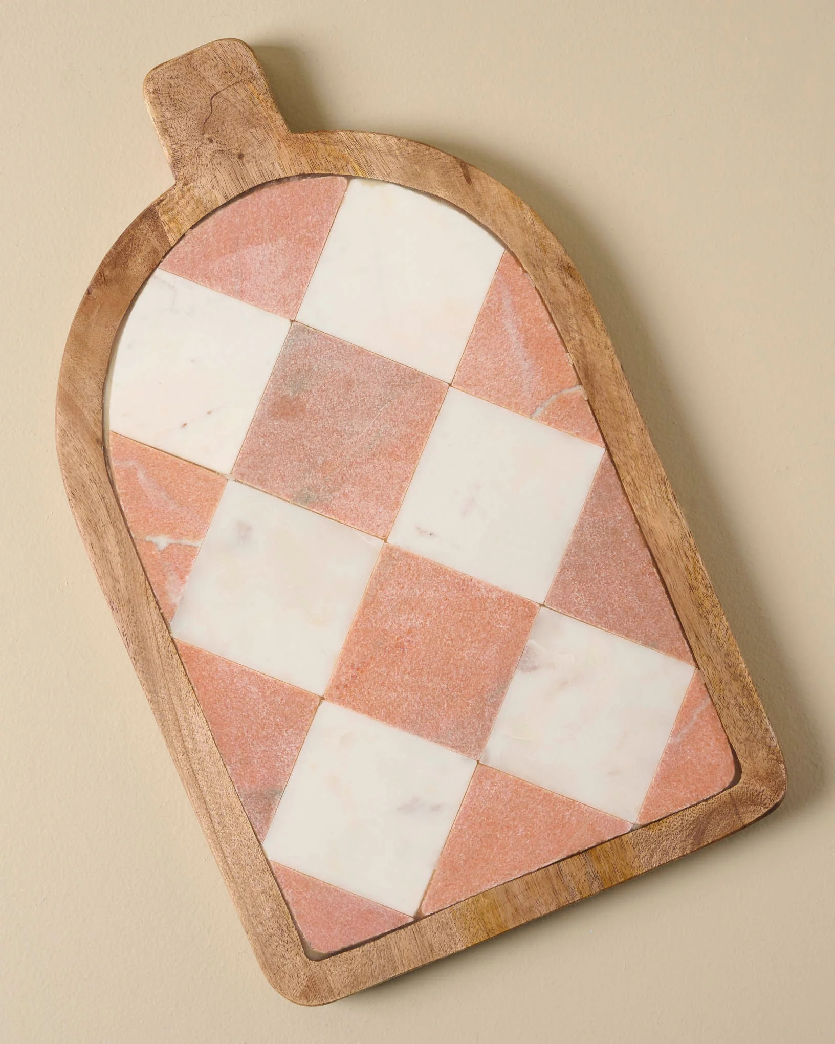 Carmella Checkered Marble Serving Board - Image 3