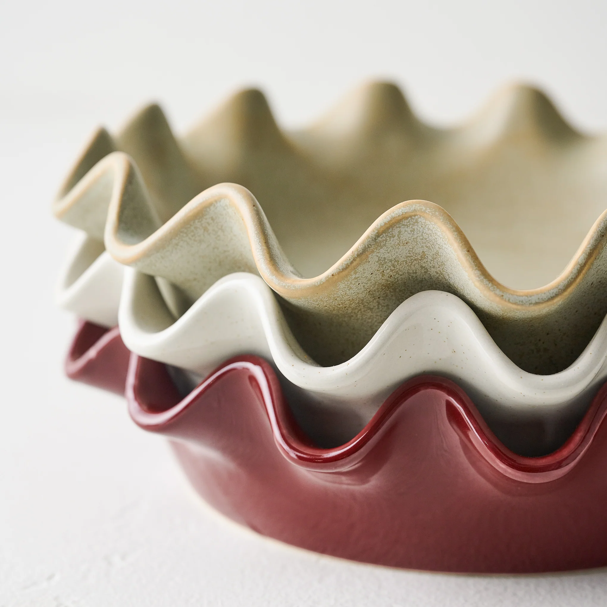 Cream Scalloped Pie Dish - Image 6