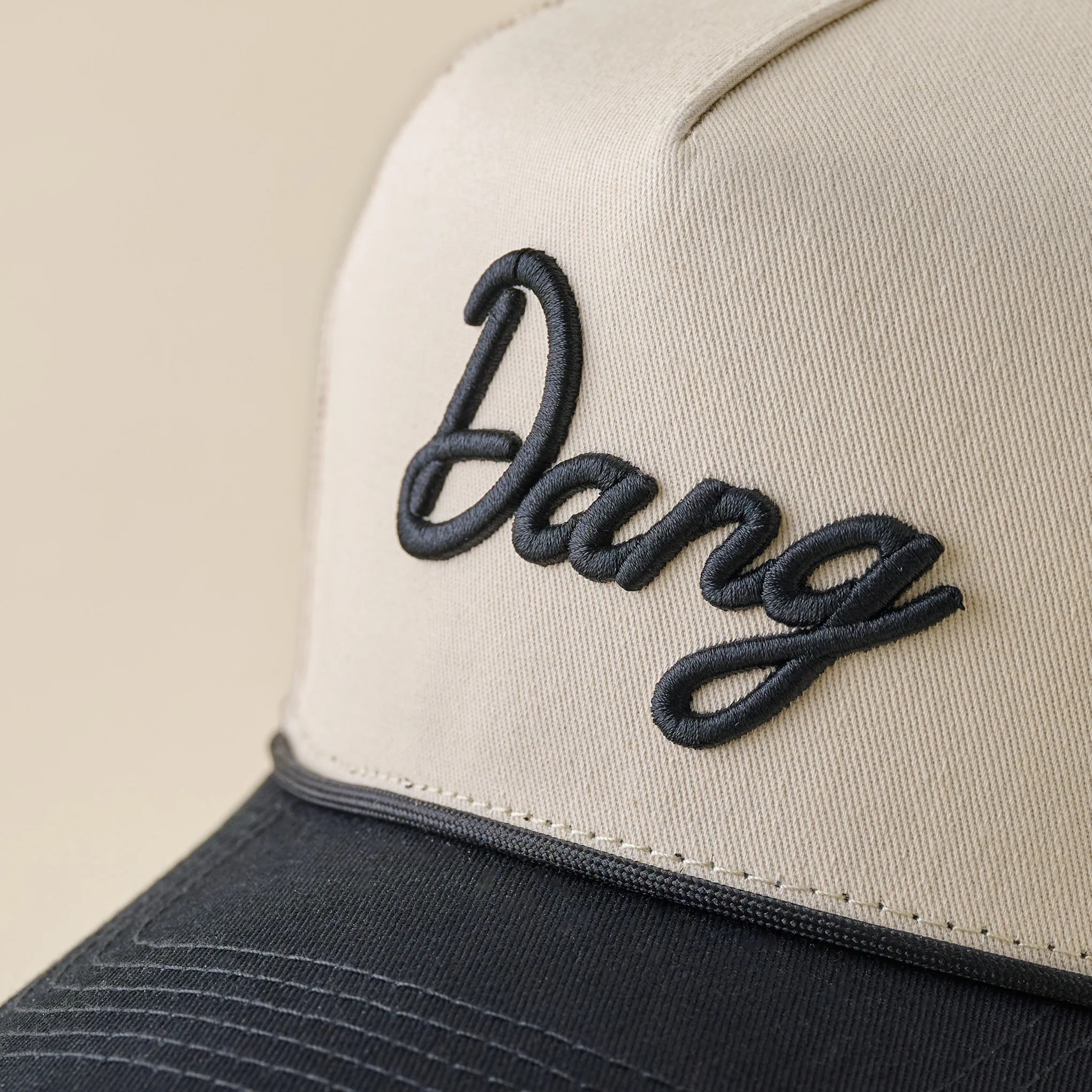 Dang Black and Cream Mesh Hat - Image 3