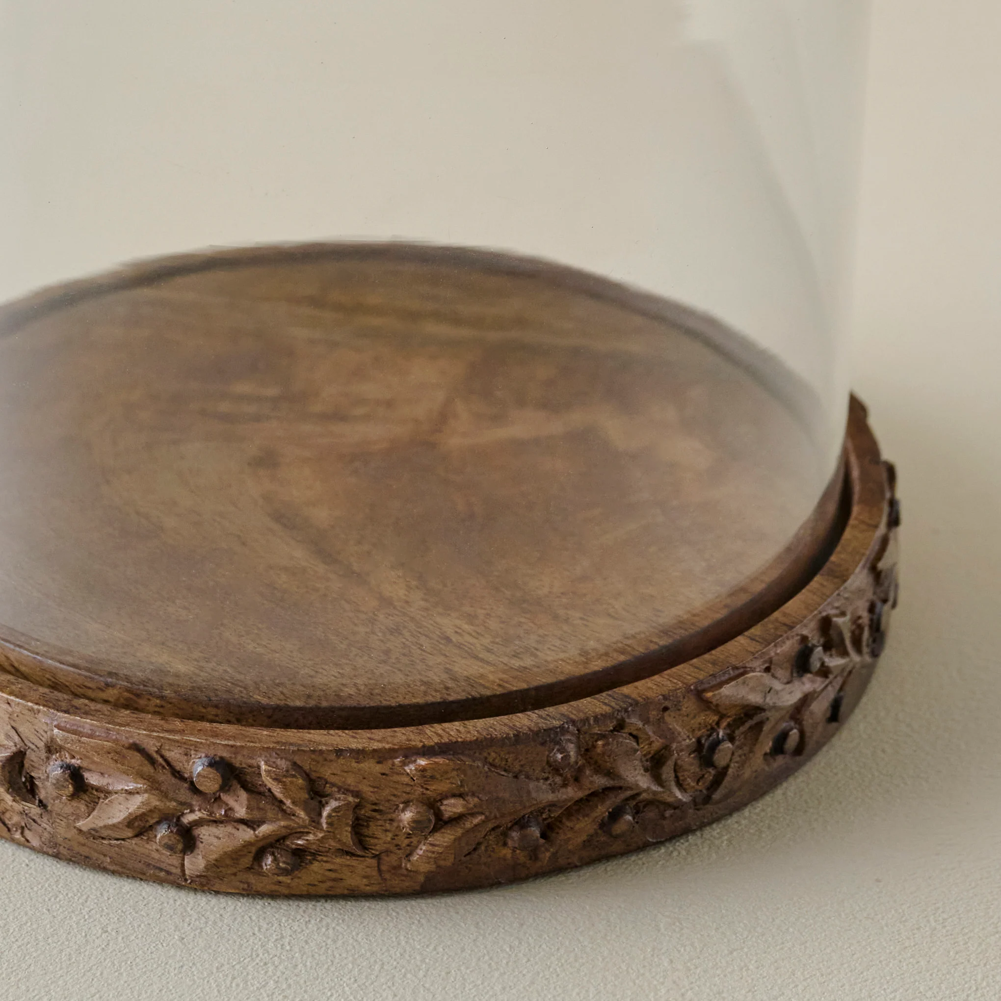 Eleanor Carved Wood Cloche - Image 4