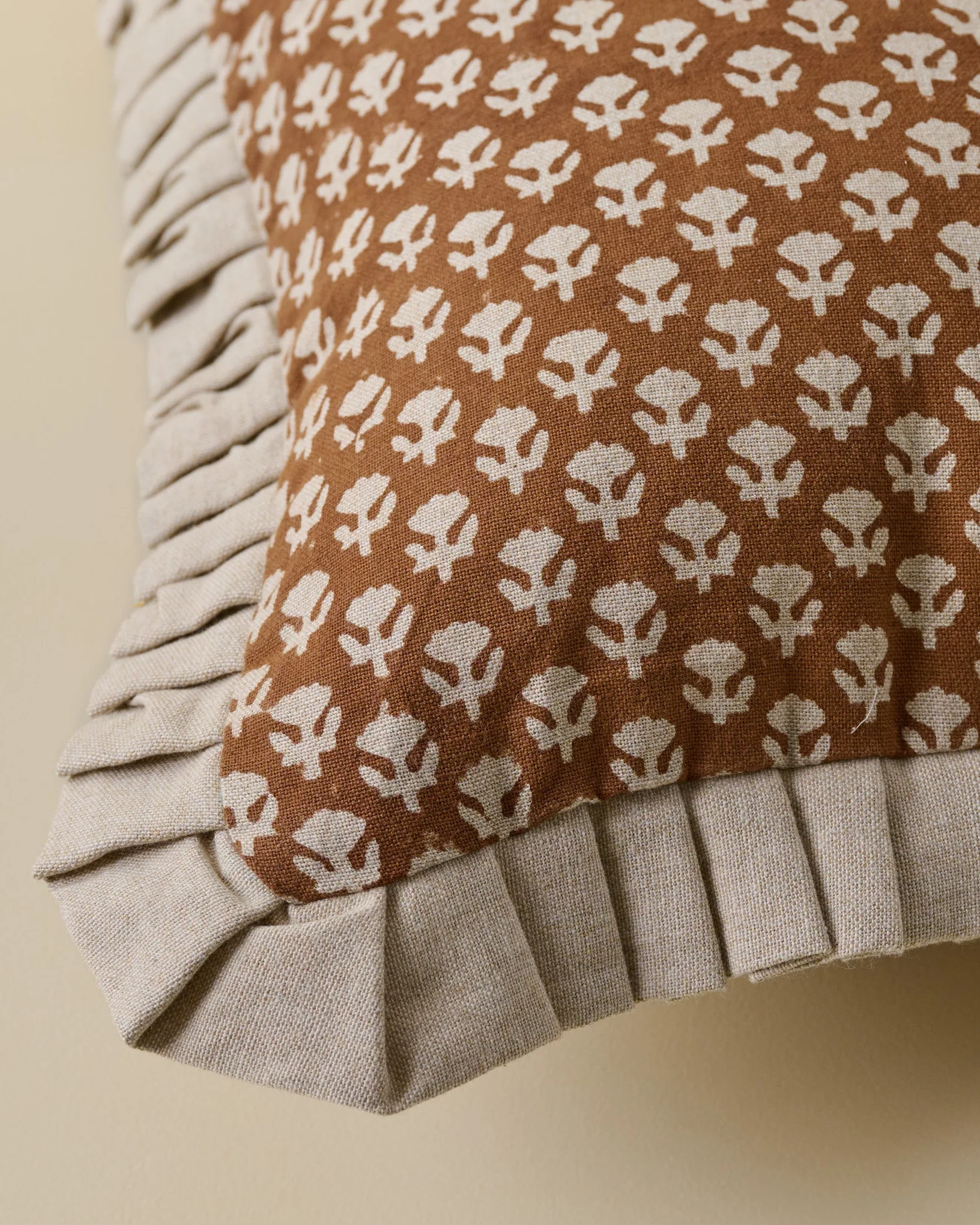 Emma Block Printed Pillow - Image 2