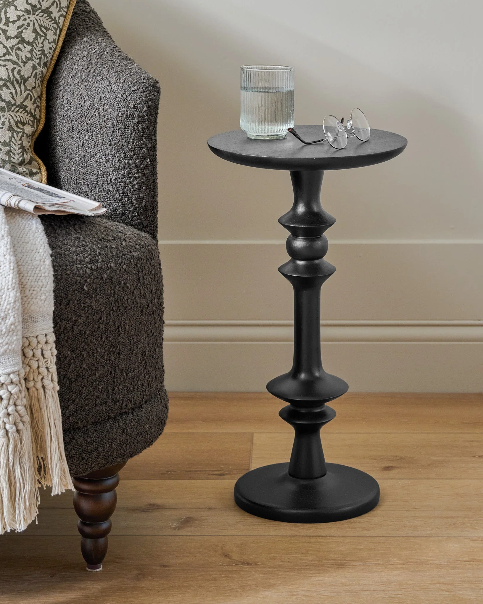 Enzo Turned Wood Cocktail Table - Image 2