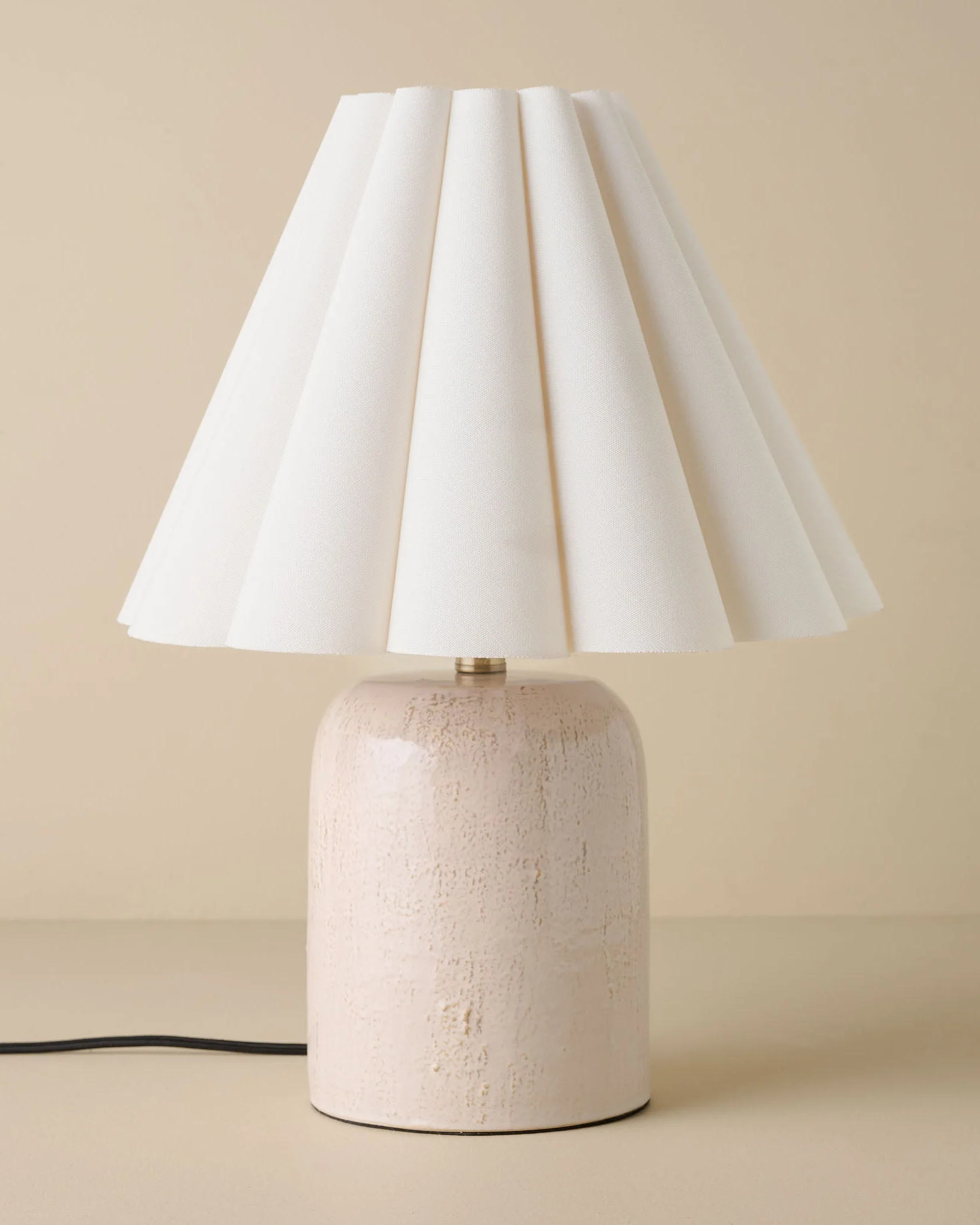 Farrah Table Lamp - Textured Cream - Image 14