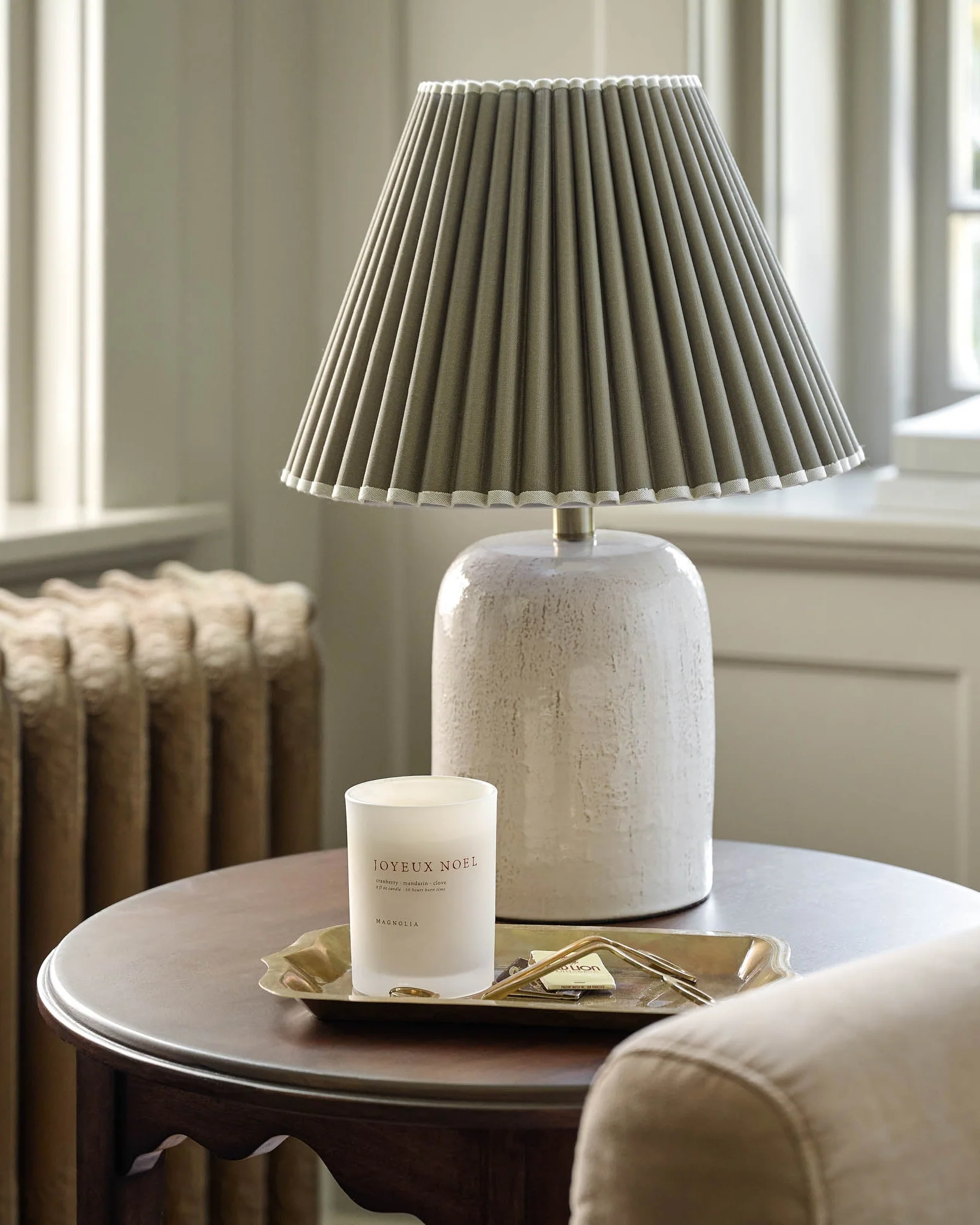 Farrah Table Lamp - Textured Cream - Image 20