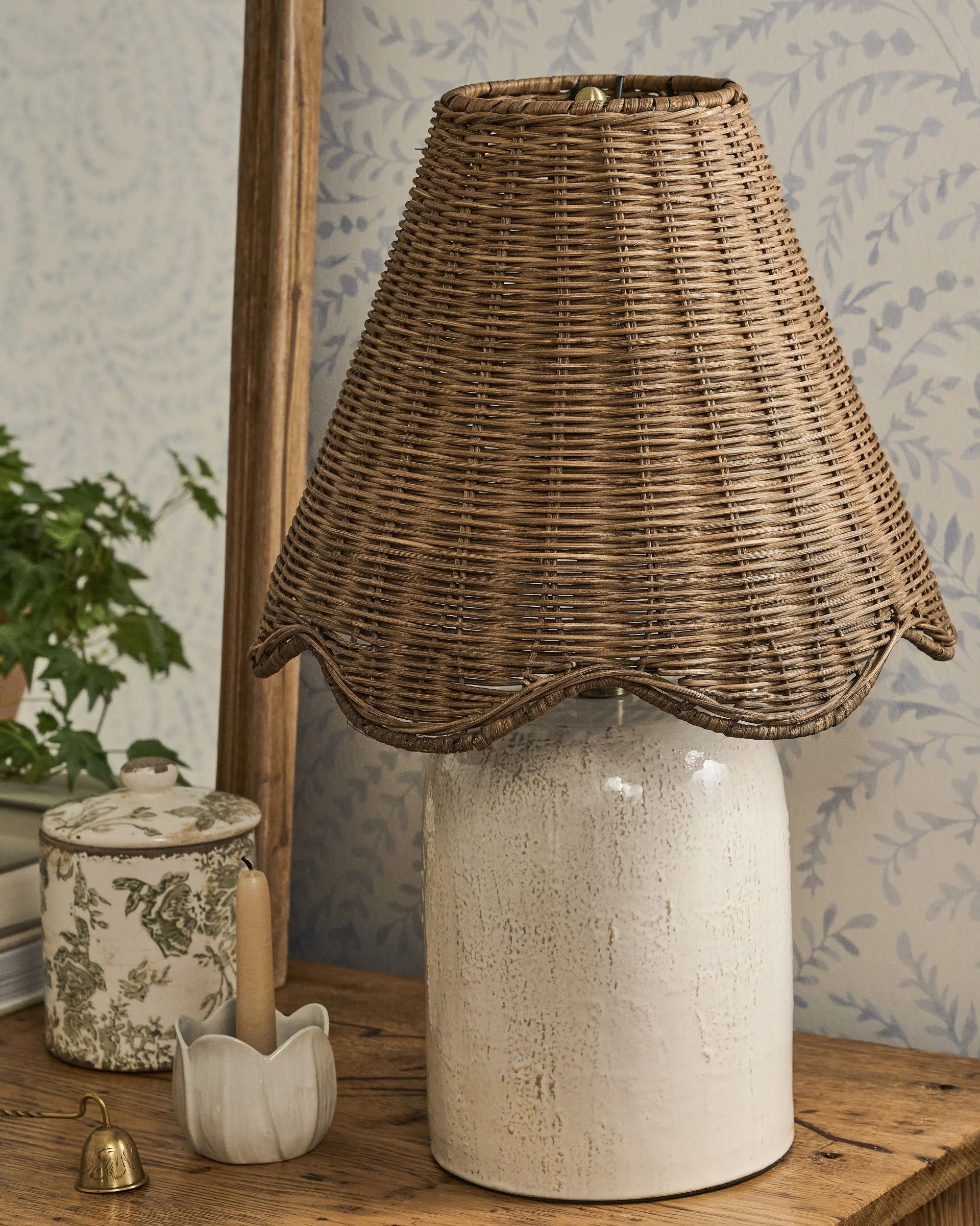 Farrah Table Lamp - Textured Cream - Image 21