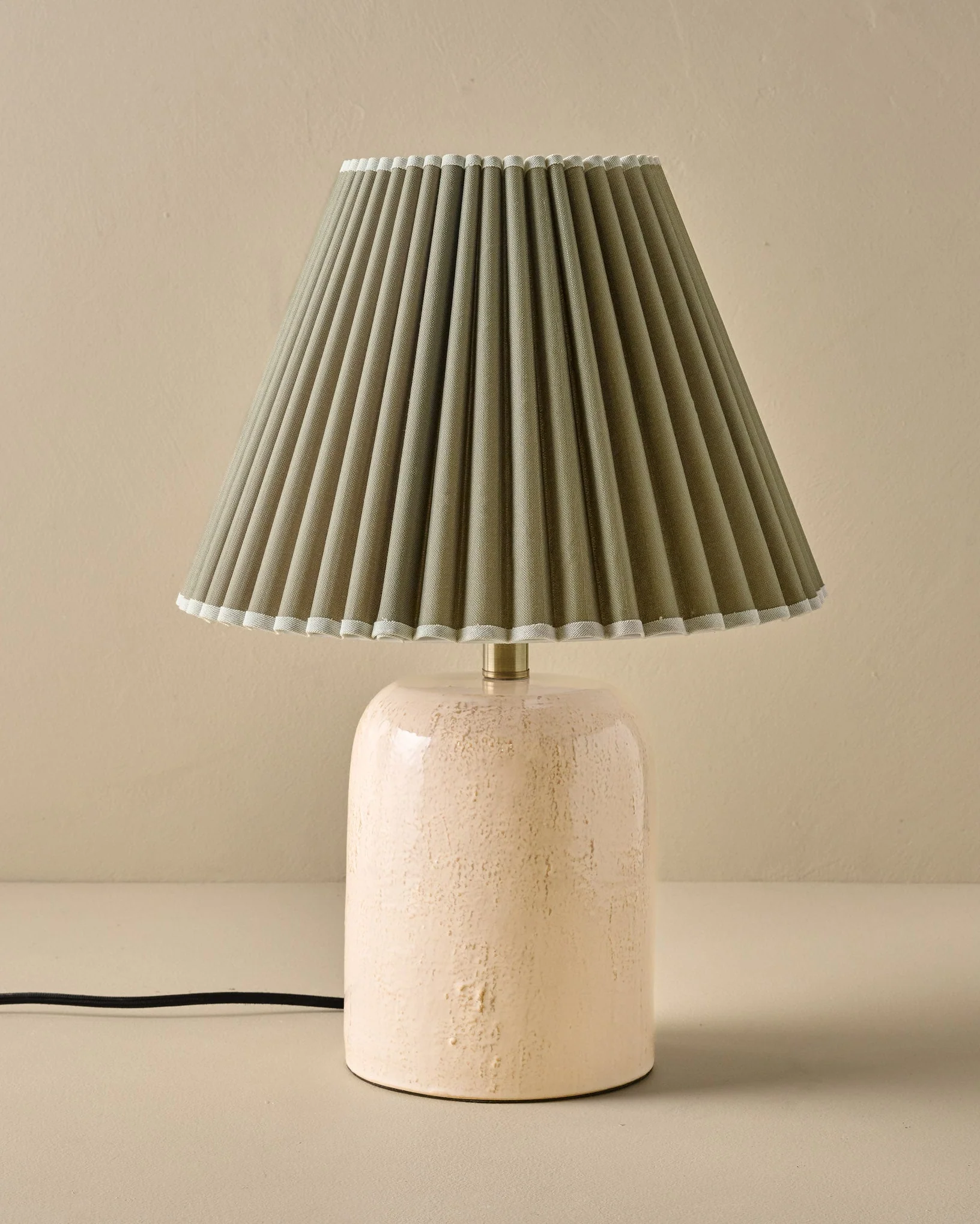 Farrah Table Lamp - Textured Cream - Image 6