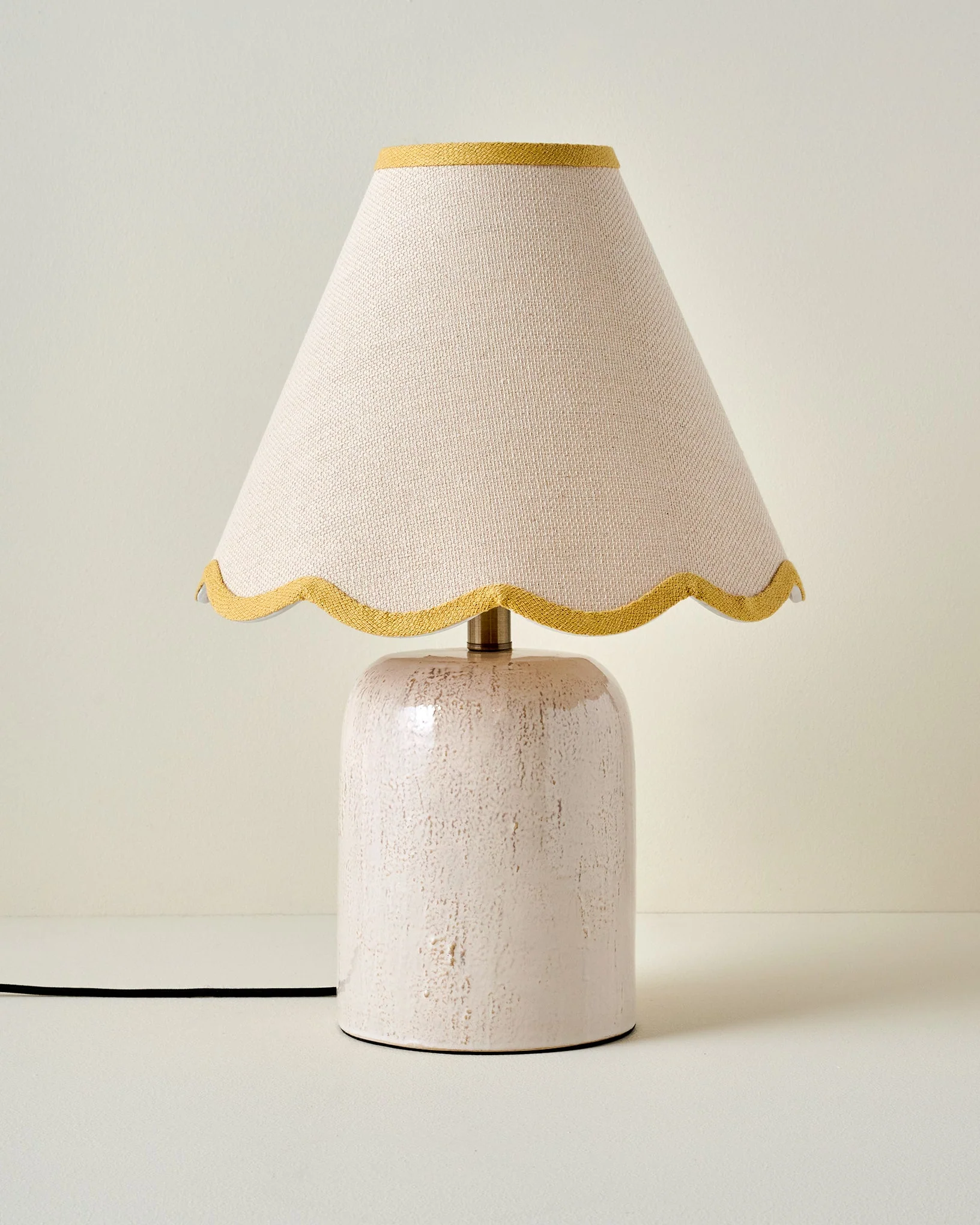 Farrah Table Lamp - Textured Cream - Image 8