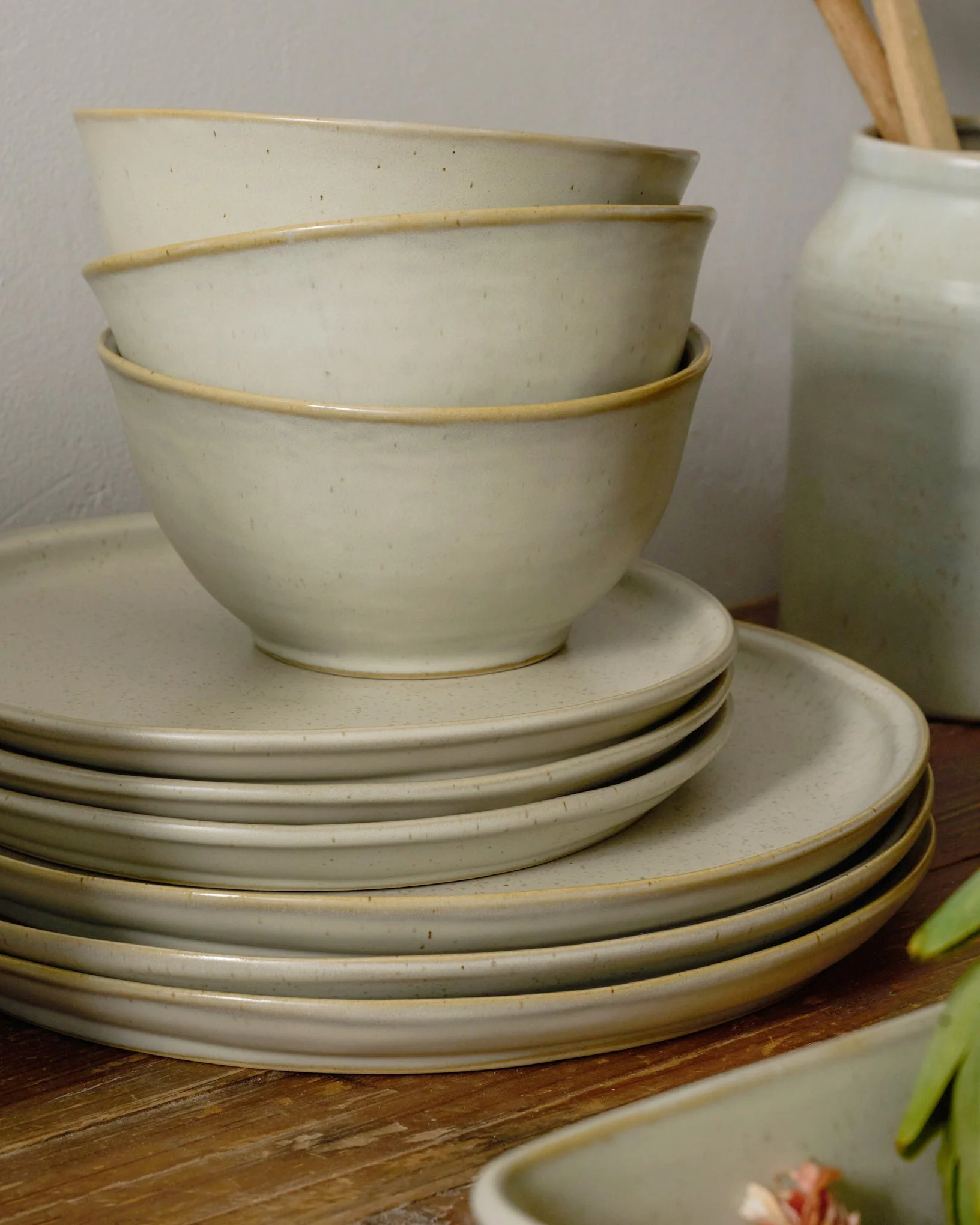 French Grey Plate - Image 5