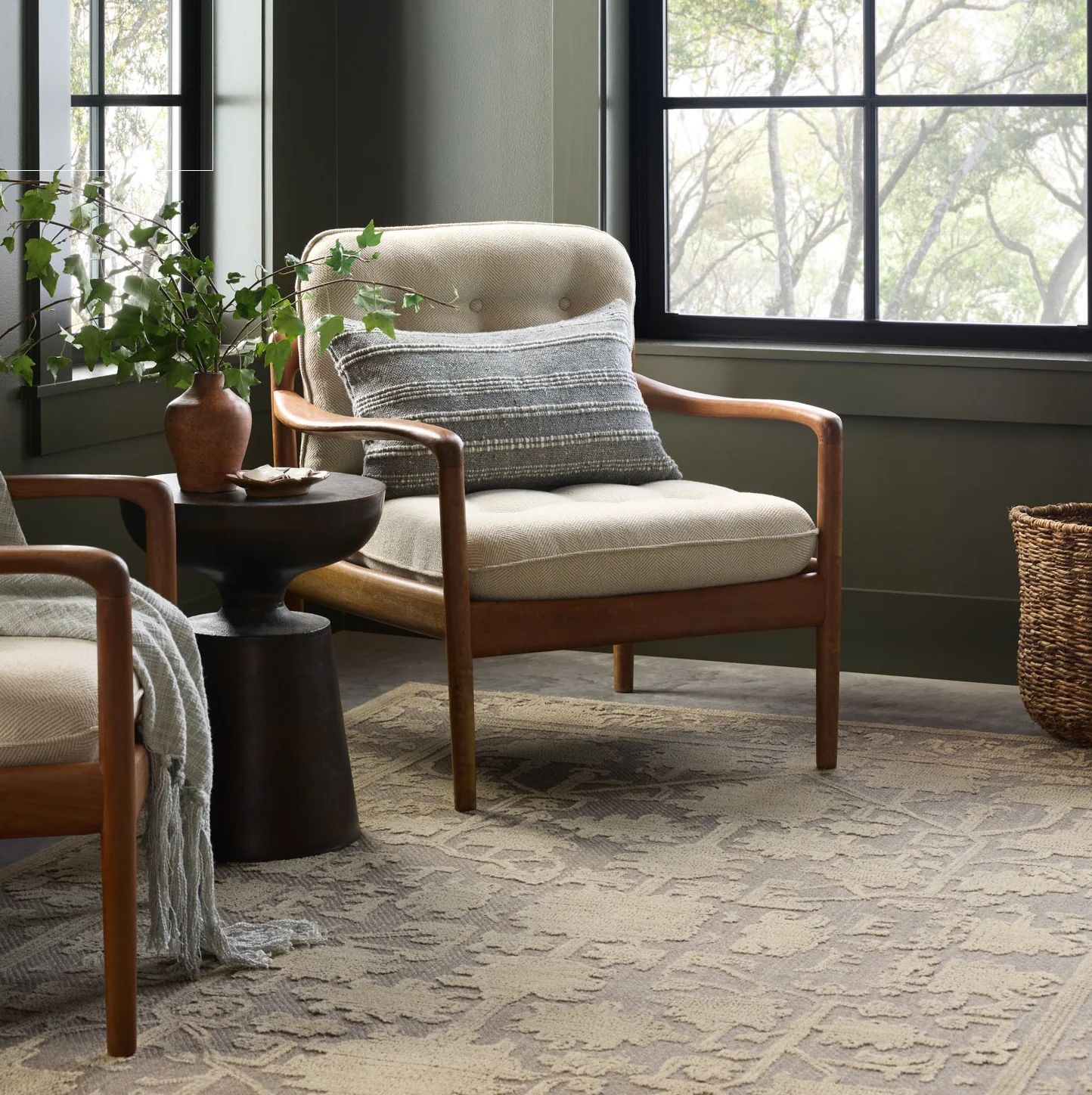 Gloria Bark Khaki Rug - Image 2