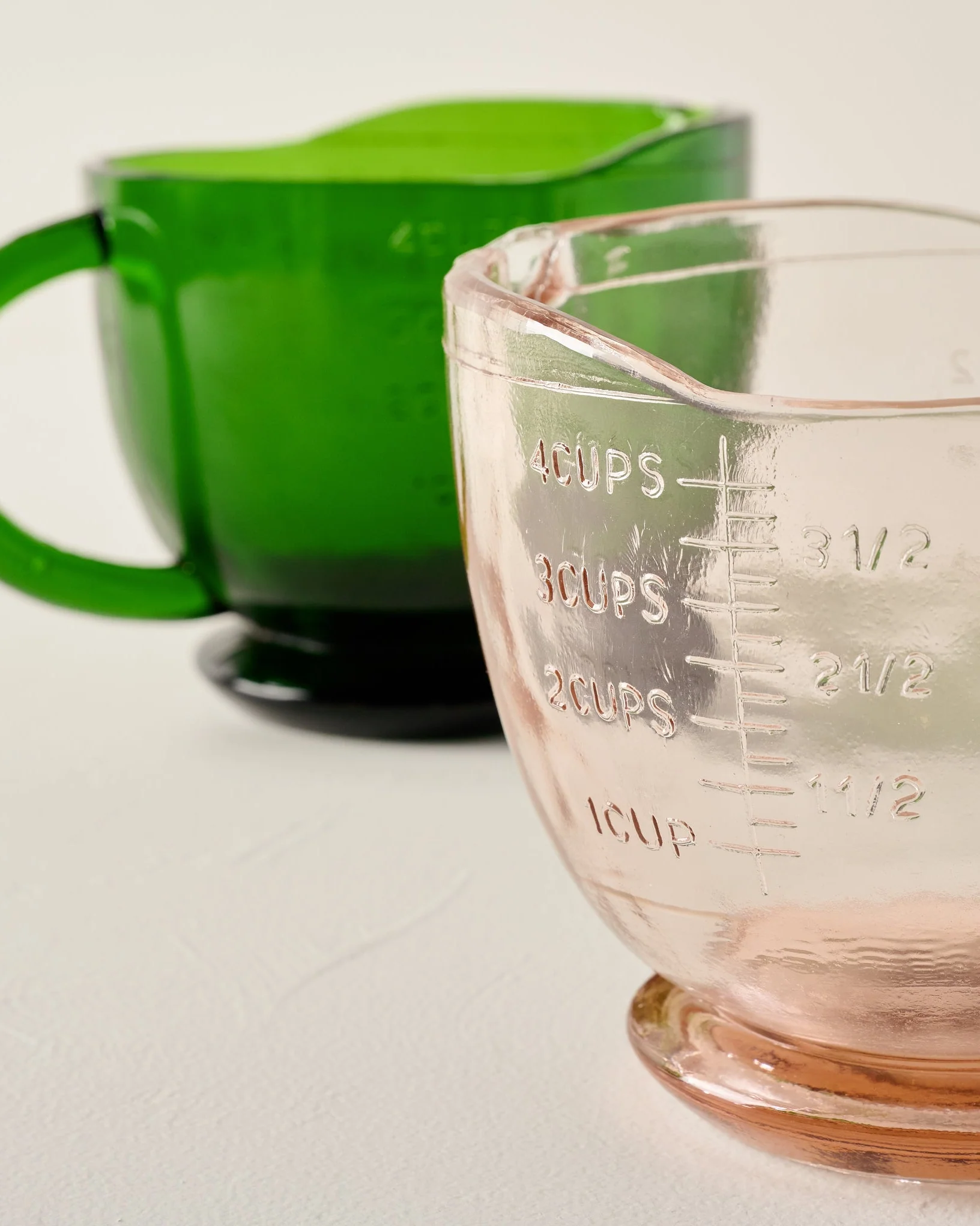 Green Glass 4 Cup Measuring Cup - Image 3