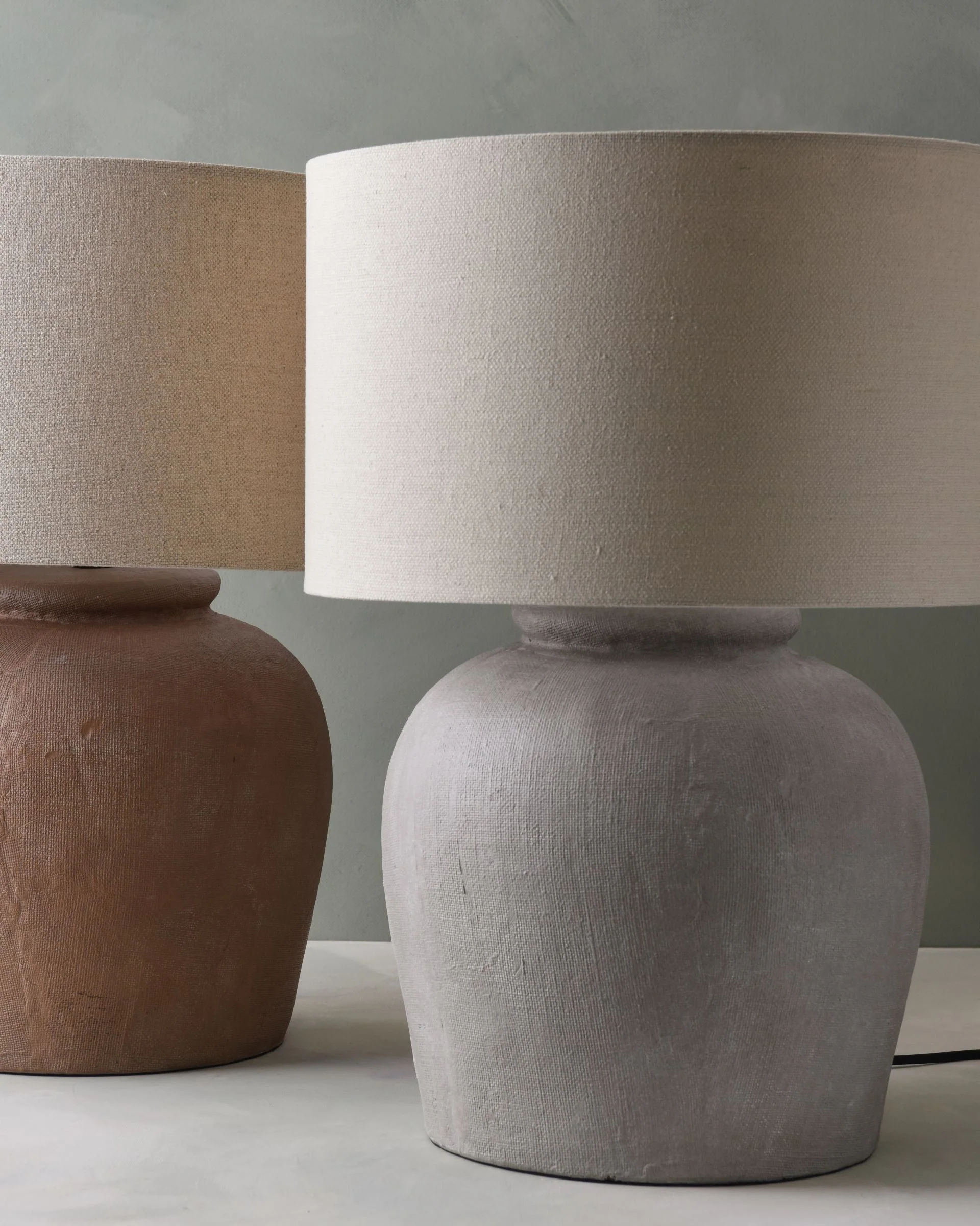Cement Oversized Greenleigh Table Lamp - Image 4