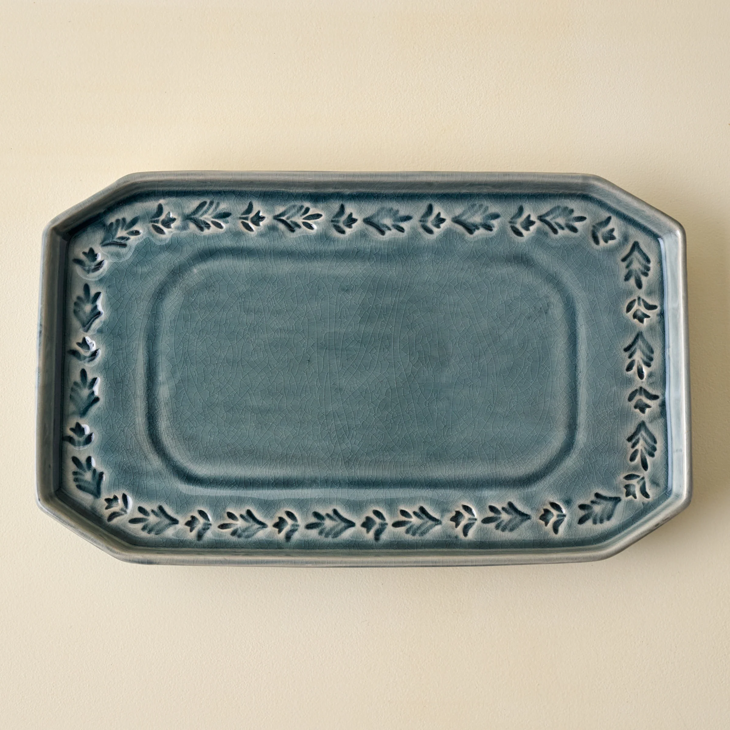 Harper Ceramic Floral Tray - Image 4