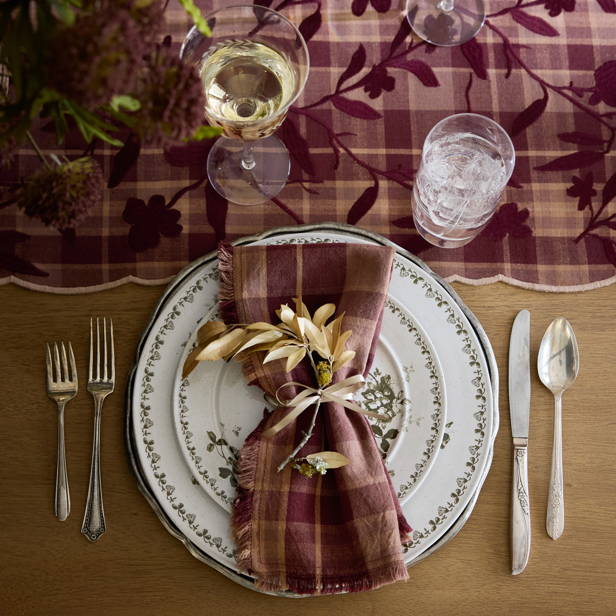 Heirloom Garden Floral Plate - Image 7