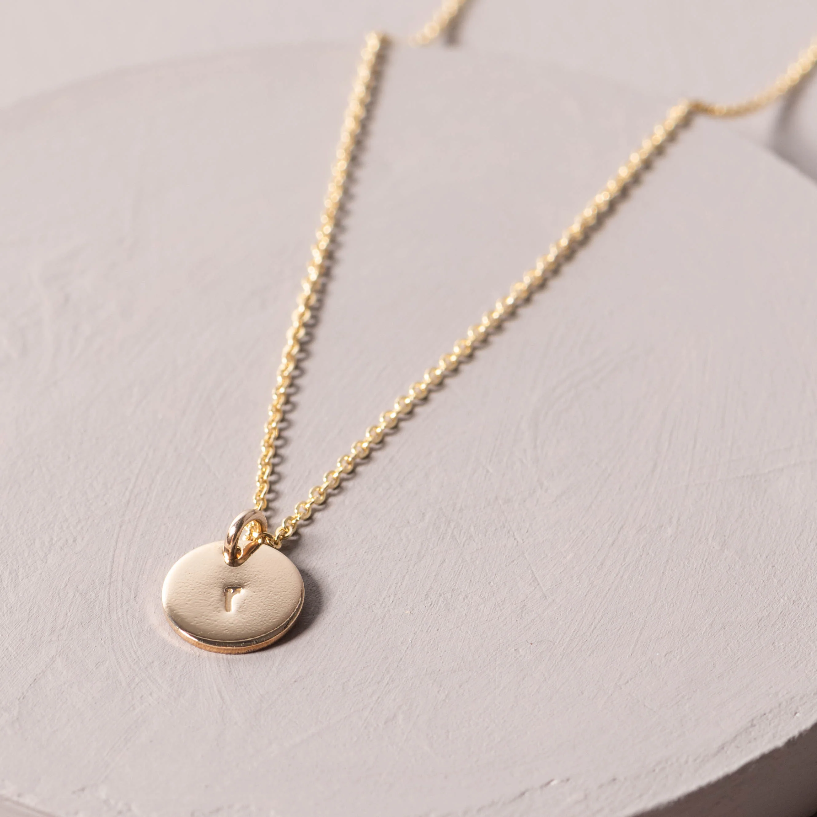 Initial Disc Necklace - Image 19