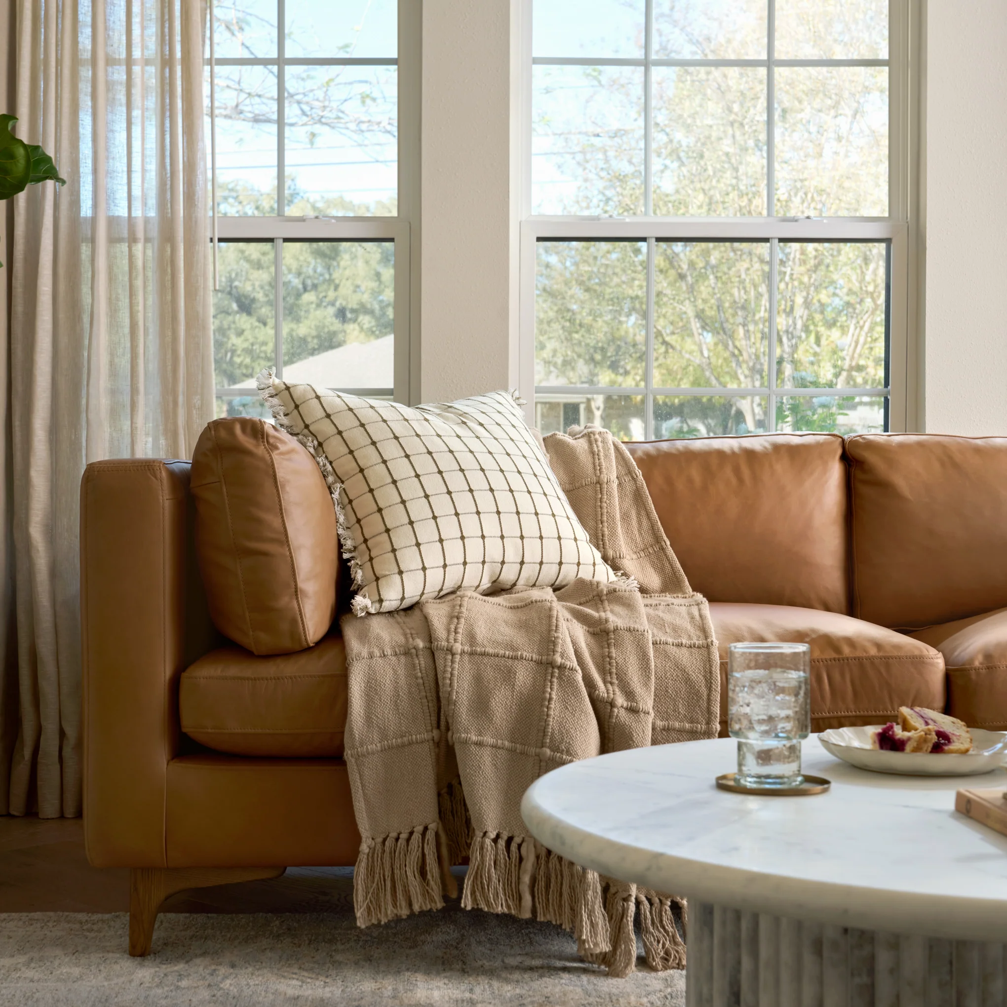 Juniper Leather Sofa - Image 5