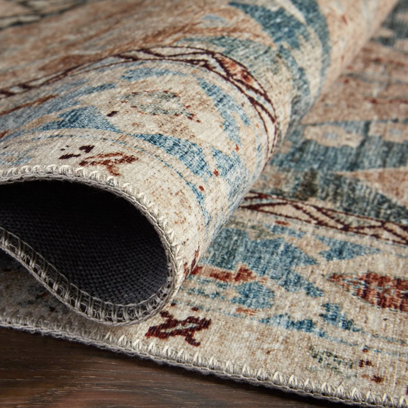 Lenna Denim Sand Rug - Image 4