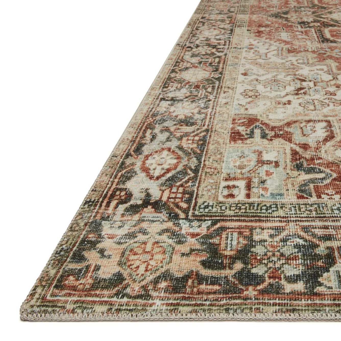 Lenna Rust Charcoal Rug - Image 3
