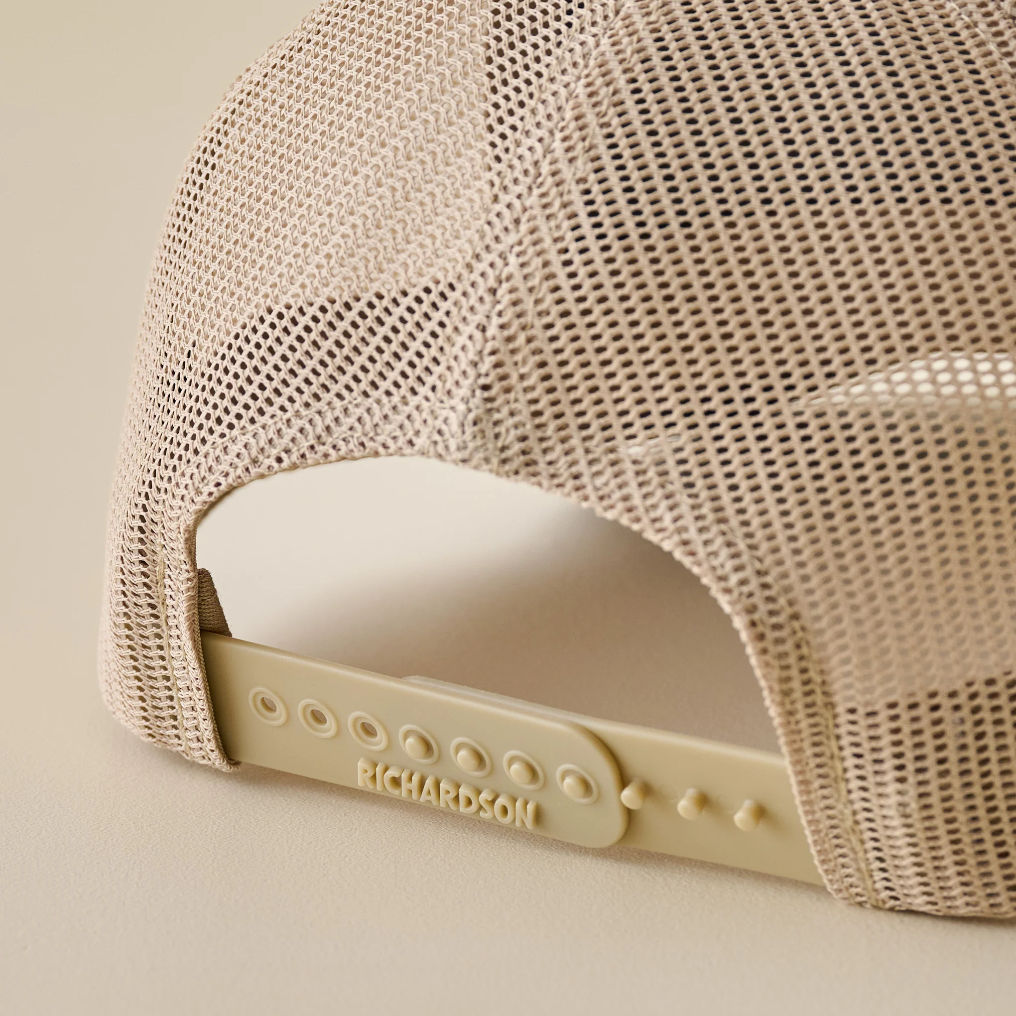 Magnolia Brown and Khaki Leather Patch Hat - Image 2