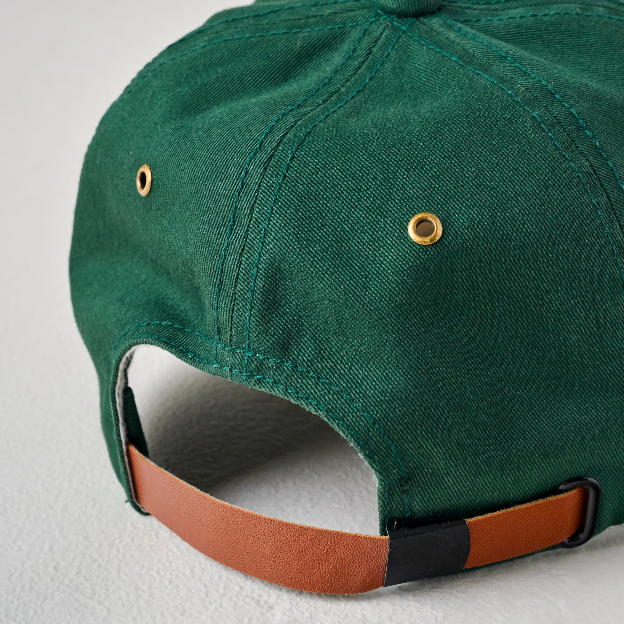 Magnolia Embroidered Script Hunter Green Hat - Image 2