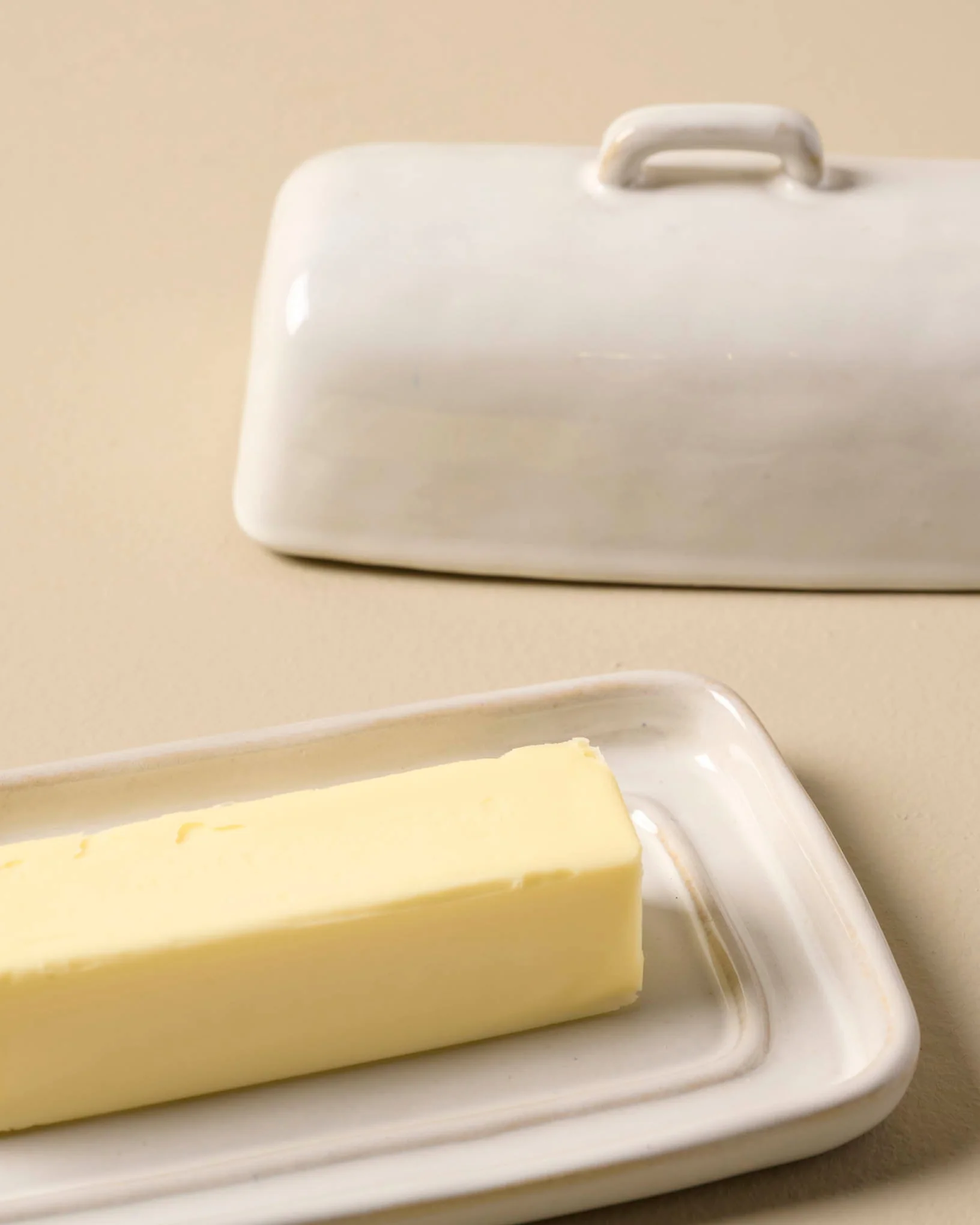 Magnolia Est. Ceramic Butter Dish - Image 2