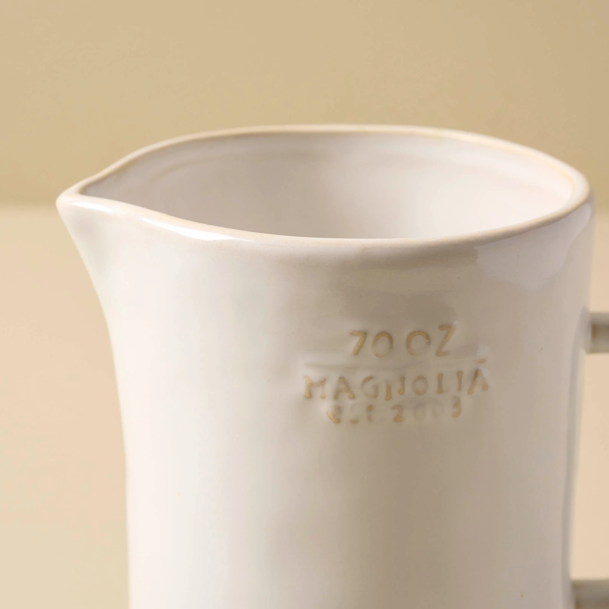 Magnolia Est. Ceramic Pitcher - Image 3