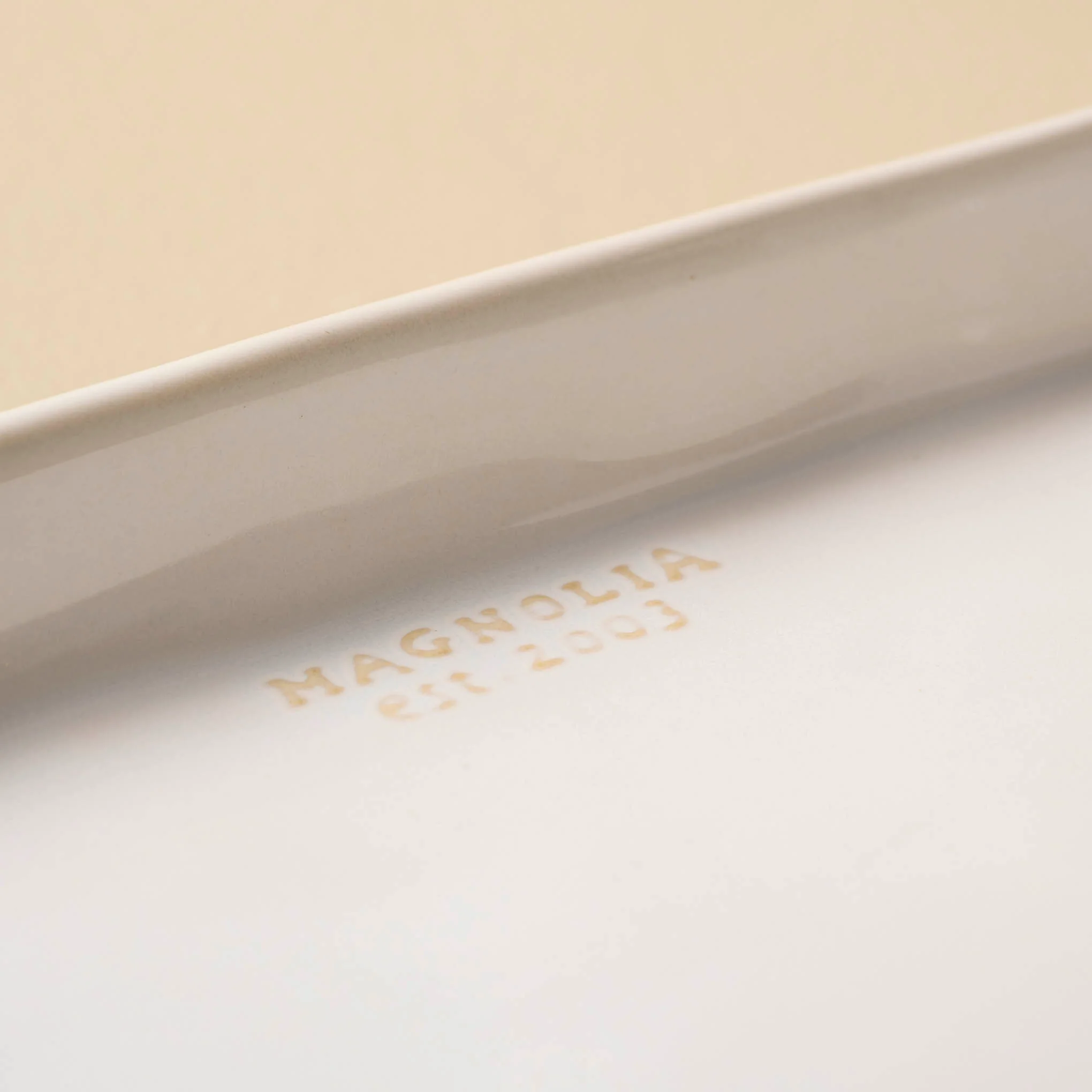 Magnolia Est. Ceramic Rectangular Platter - Image 4