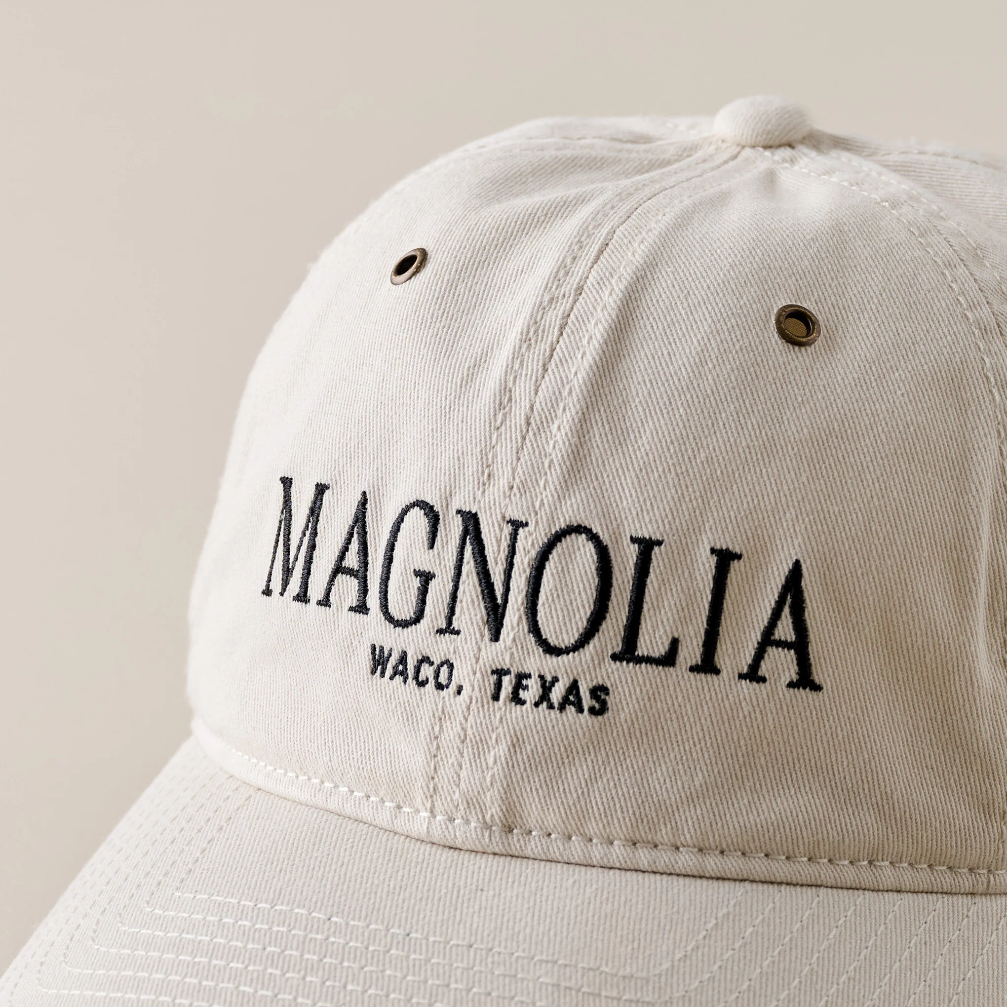Magnolia Ivory Twill Dad Cap - Image 2
