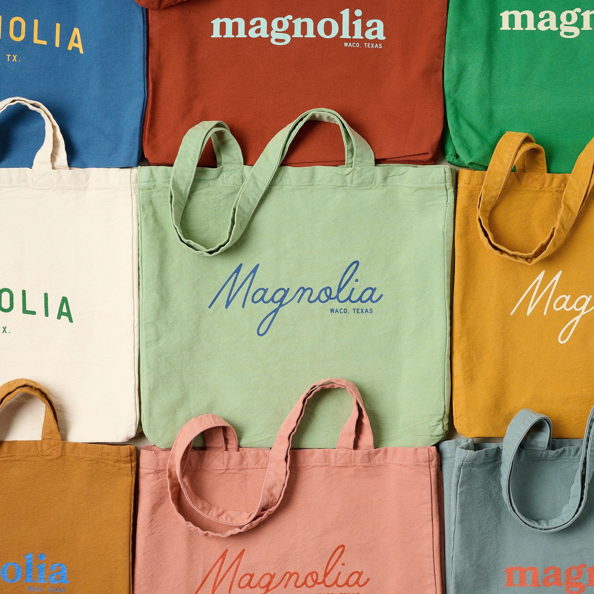 Magnolia Kelly Green Retro Tote - Image 3