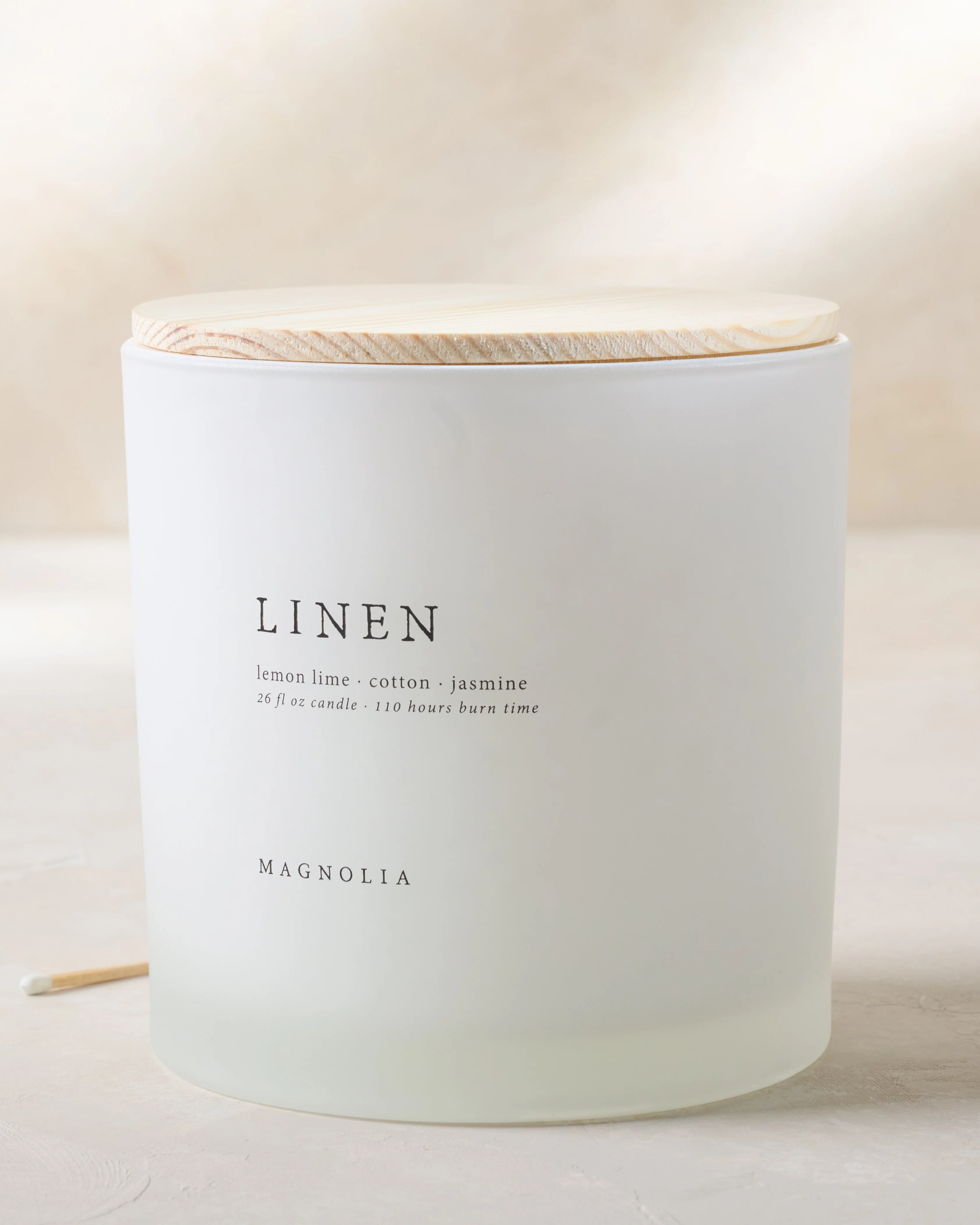 Magnolia Linen Candle - Image 5