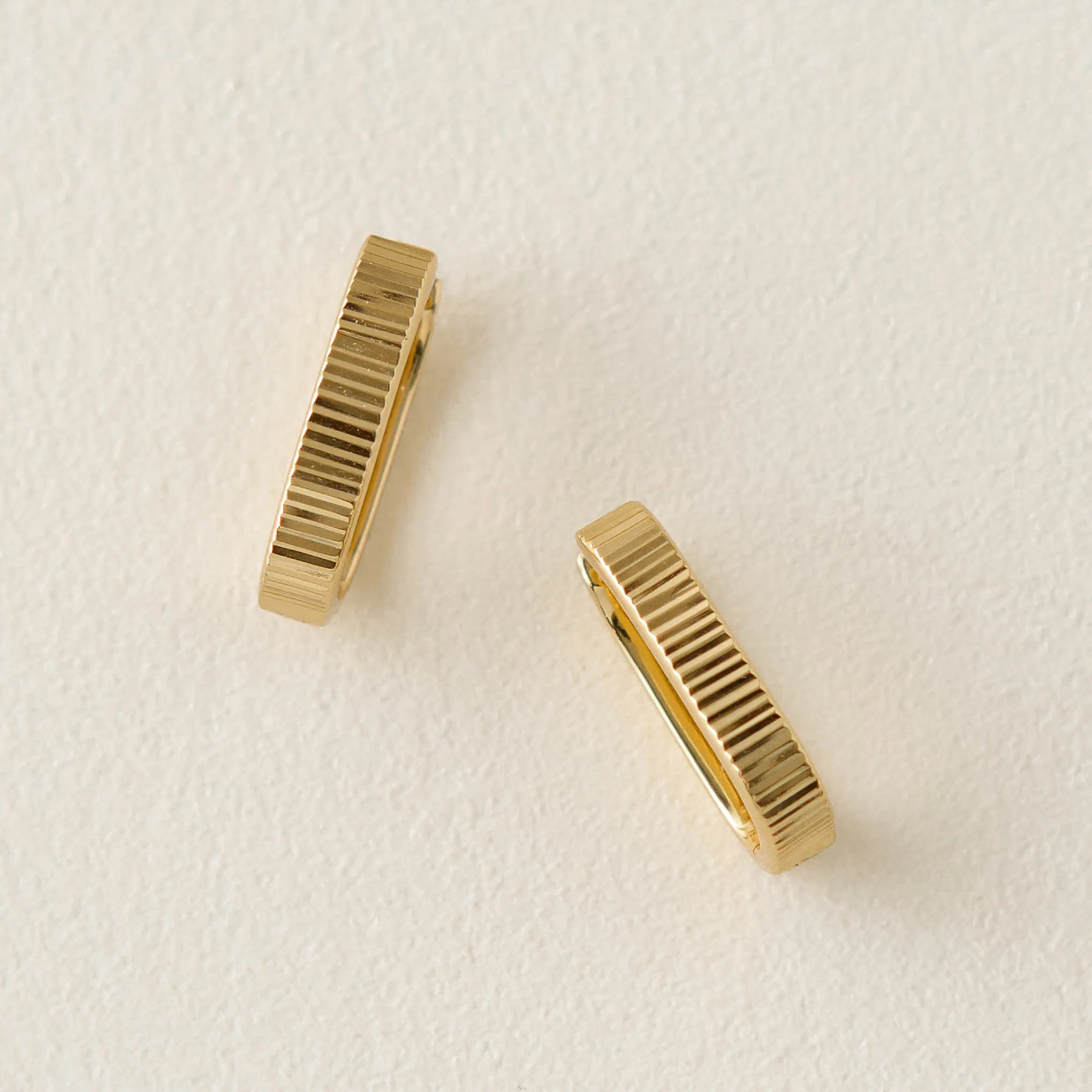 Malorie Textured Hoops
