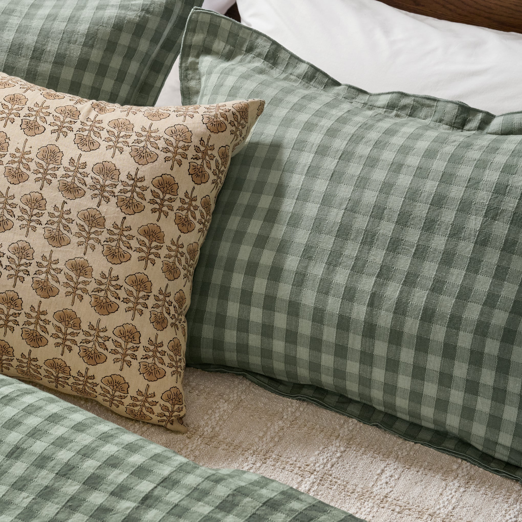 Maxine Gingham Duvet Cover - Image 6