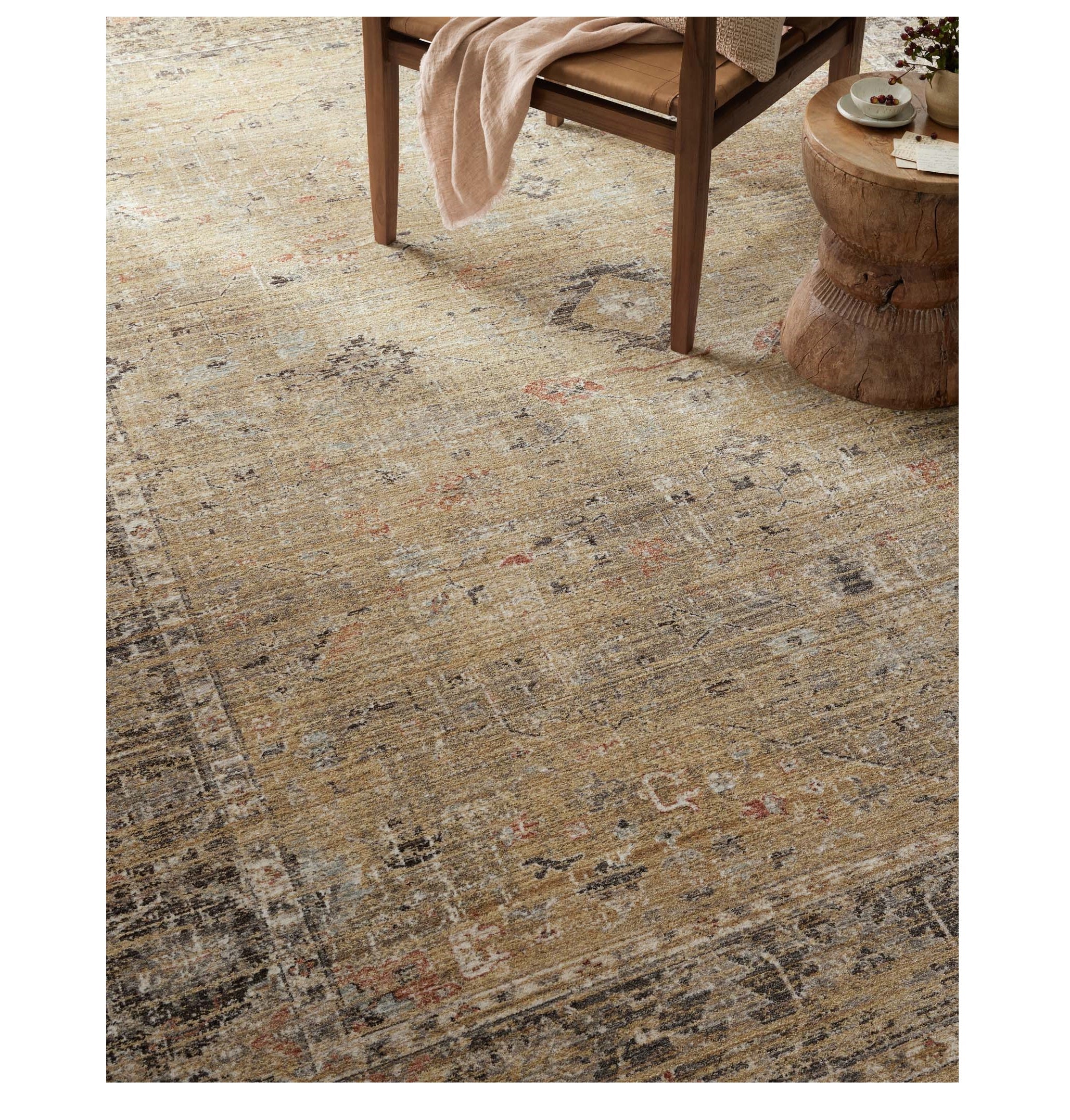 Millie Gold Charcoal Rug - Image 3