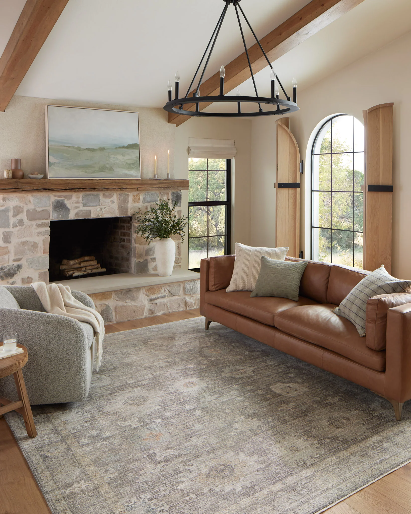 Millie Stone Natural Rug - Image 9