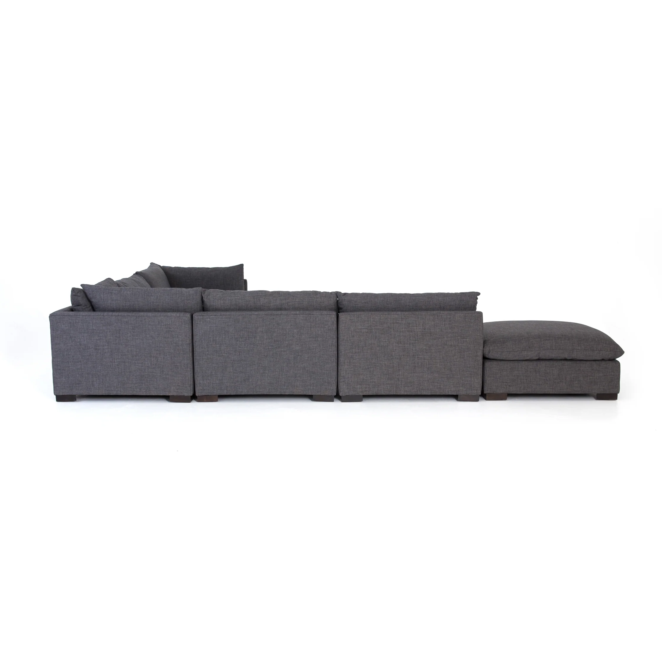 Monroe 5 Piece Sectional with Ottoman - Image 11