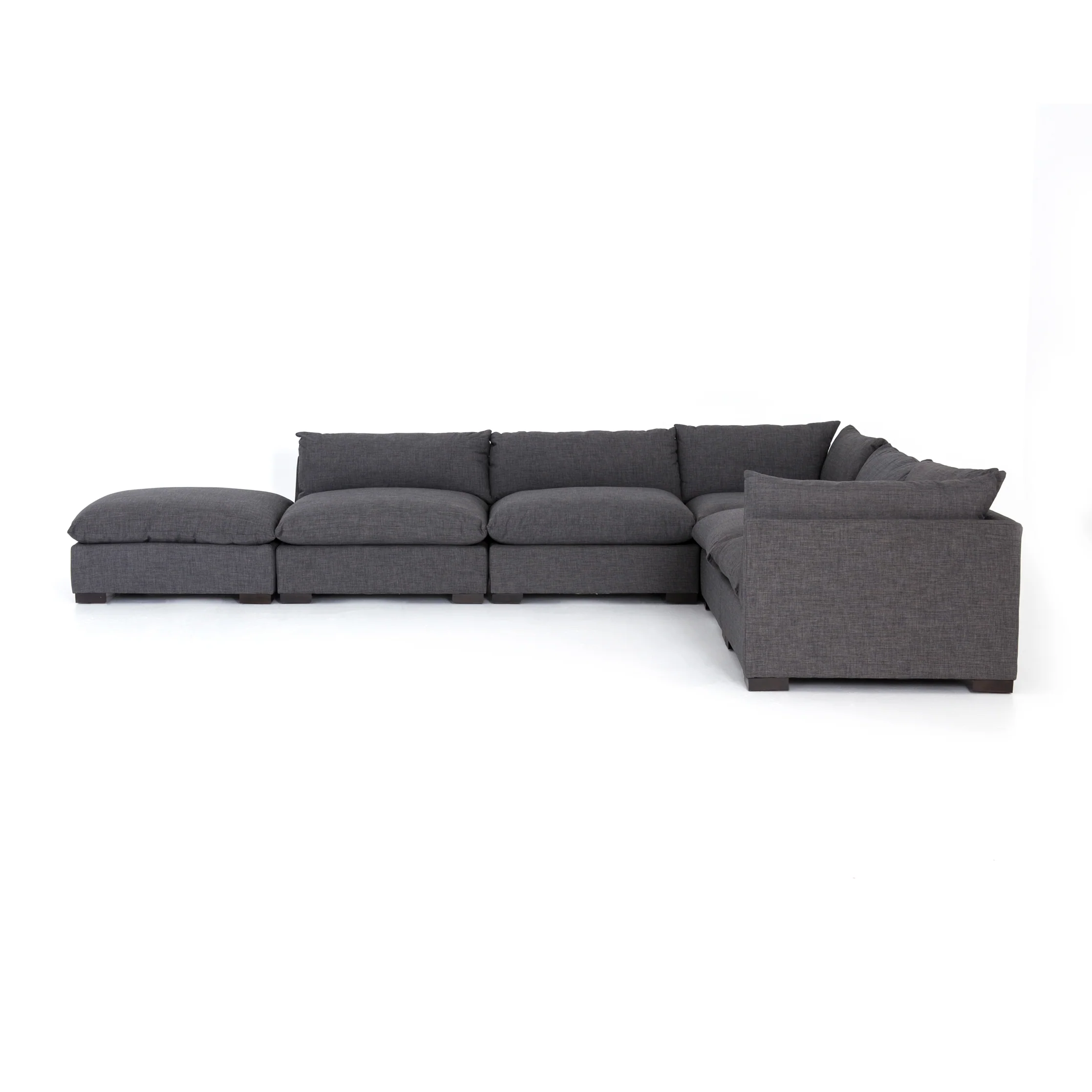 Monroe 5 Piece Sectional with Ottoman - Image 13