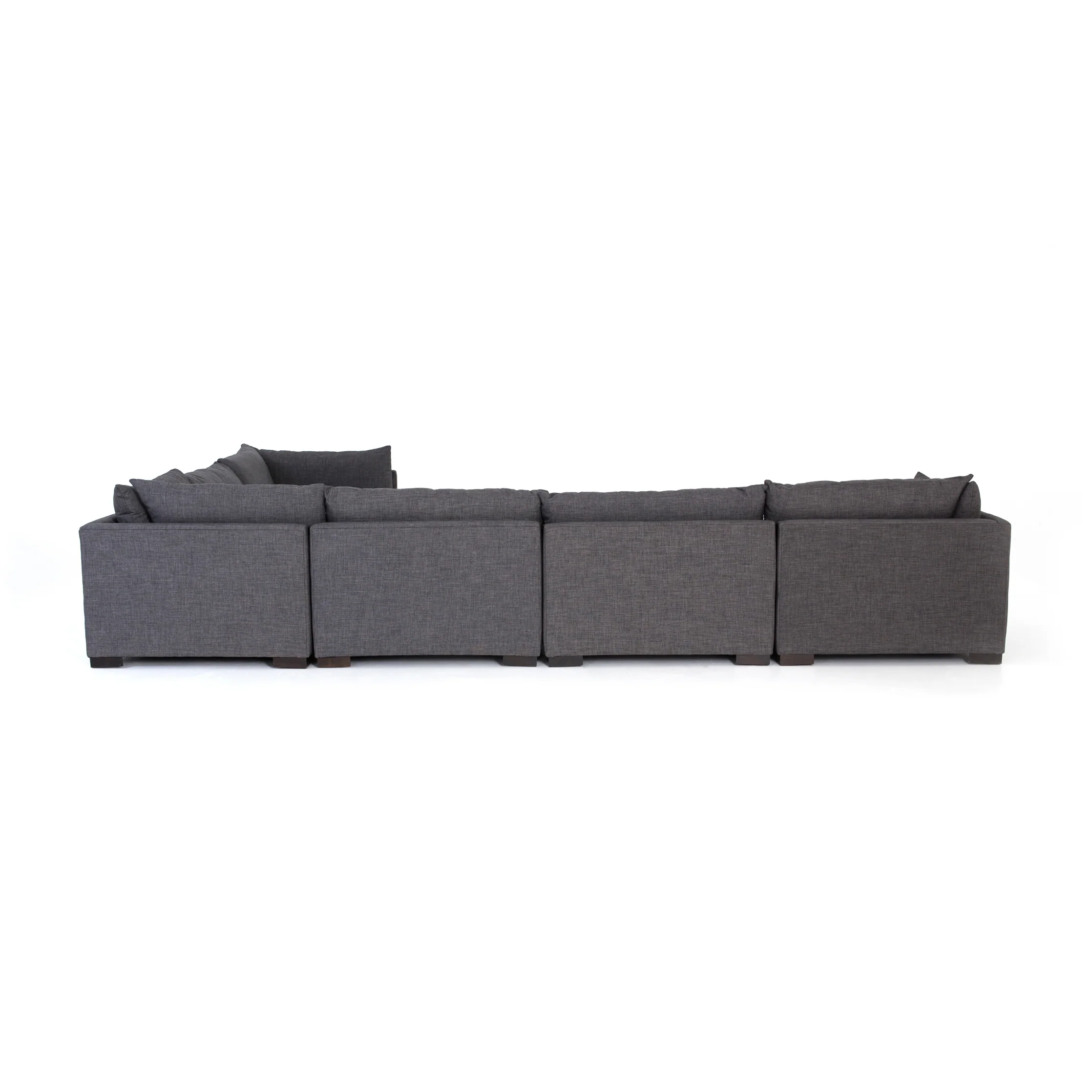 Monroe 6 Piece Sectional with Ottoman - Image 7