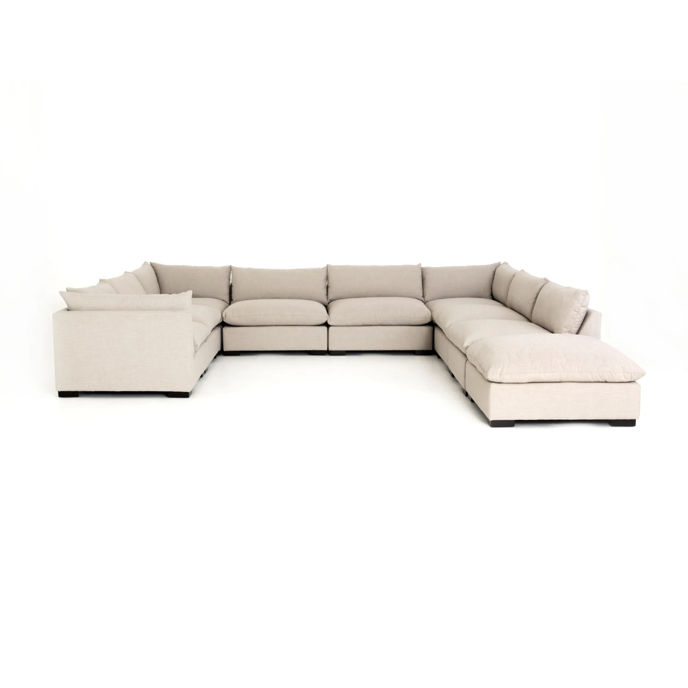 Monroe 8 Piece Sectional with Ottoman