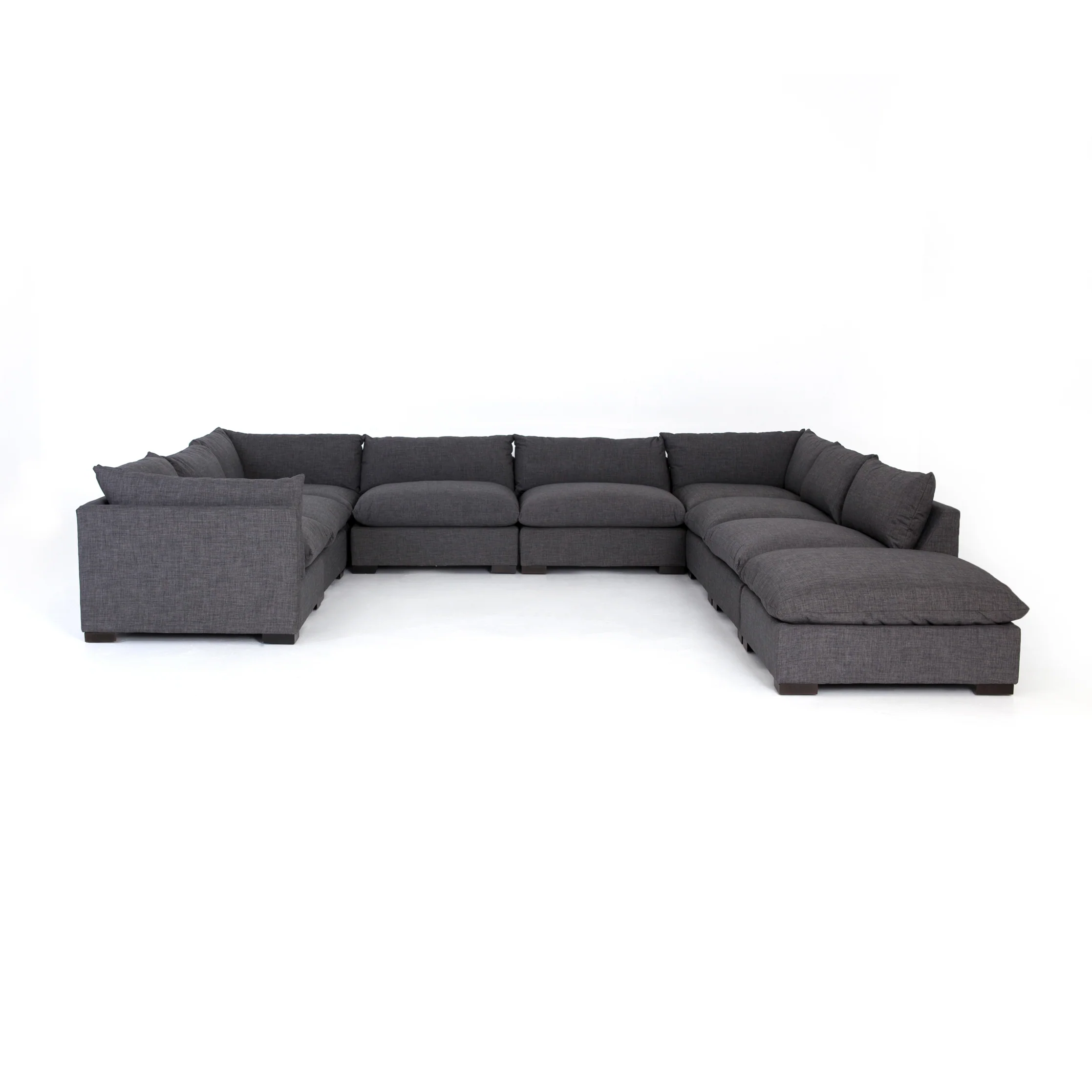 Monroe 8 Piece Sectional with Ottoman - Image 2